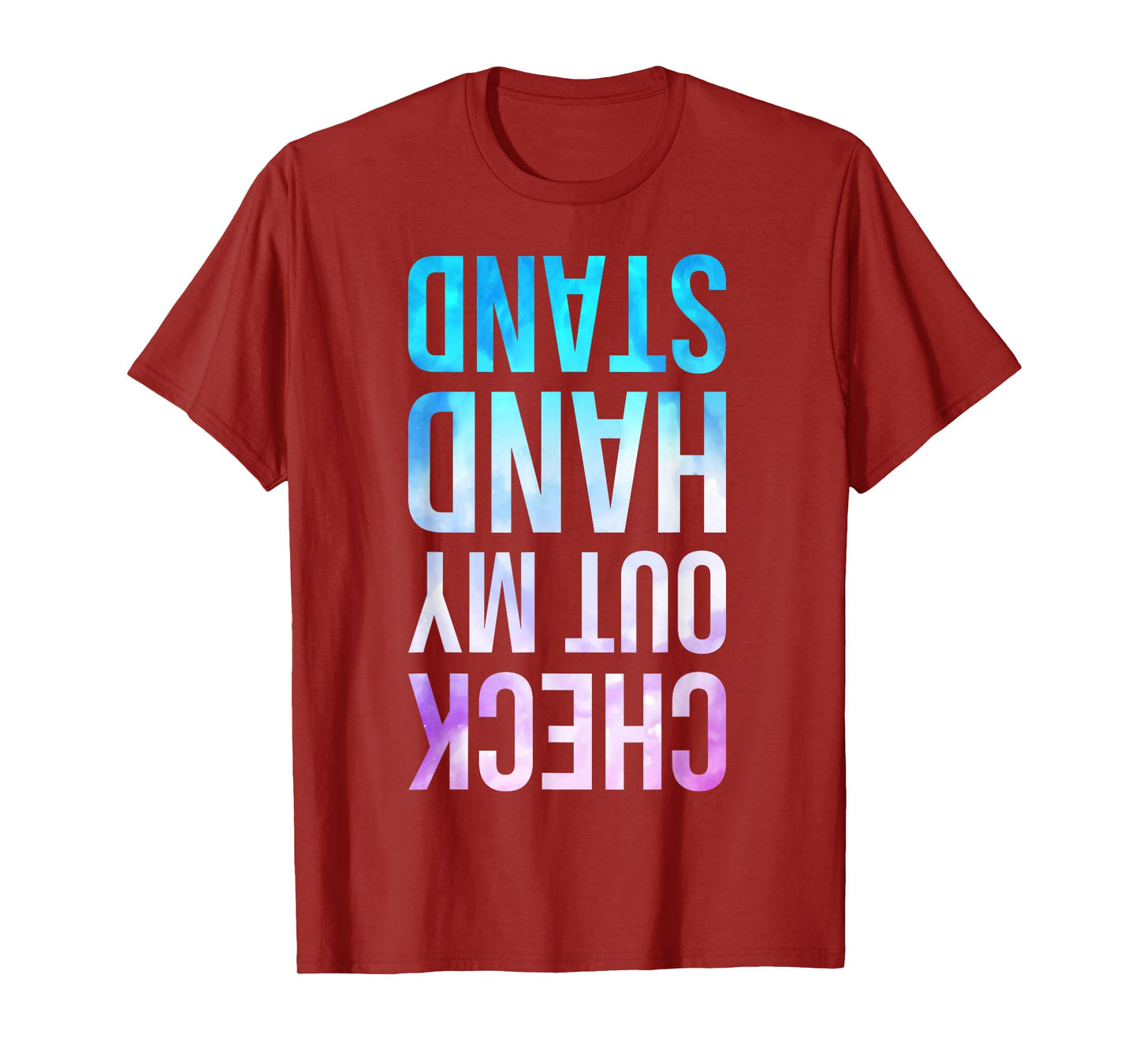 Check Out My Handstand Funny Gymnastics Boys Girls T-Shirt