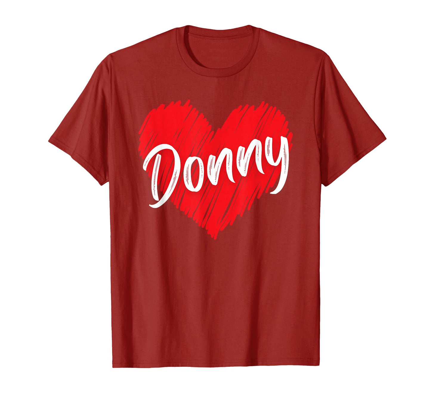 Donny Personalized Name I Love Donny Heart Vintage T-Shirt