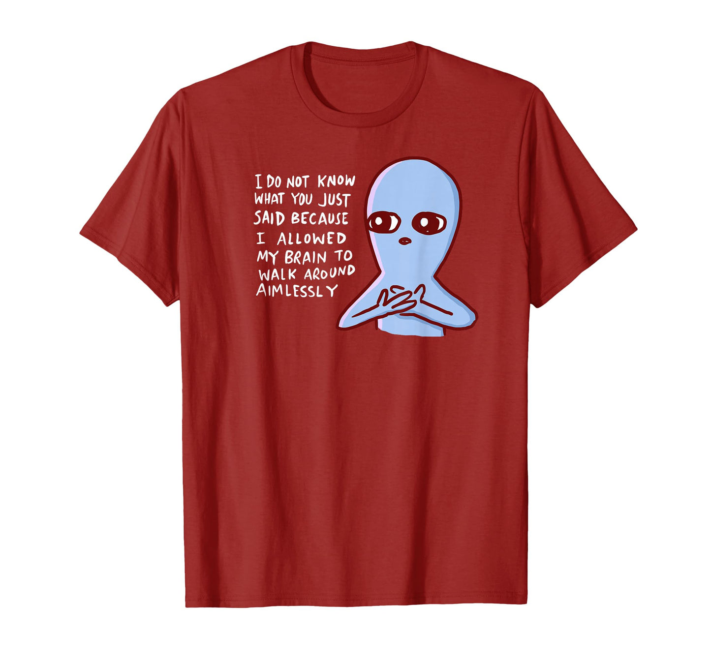Threadless Nathan W. Pyle Aimlessly Graphic T-Shirt