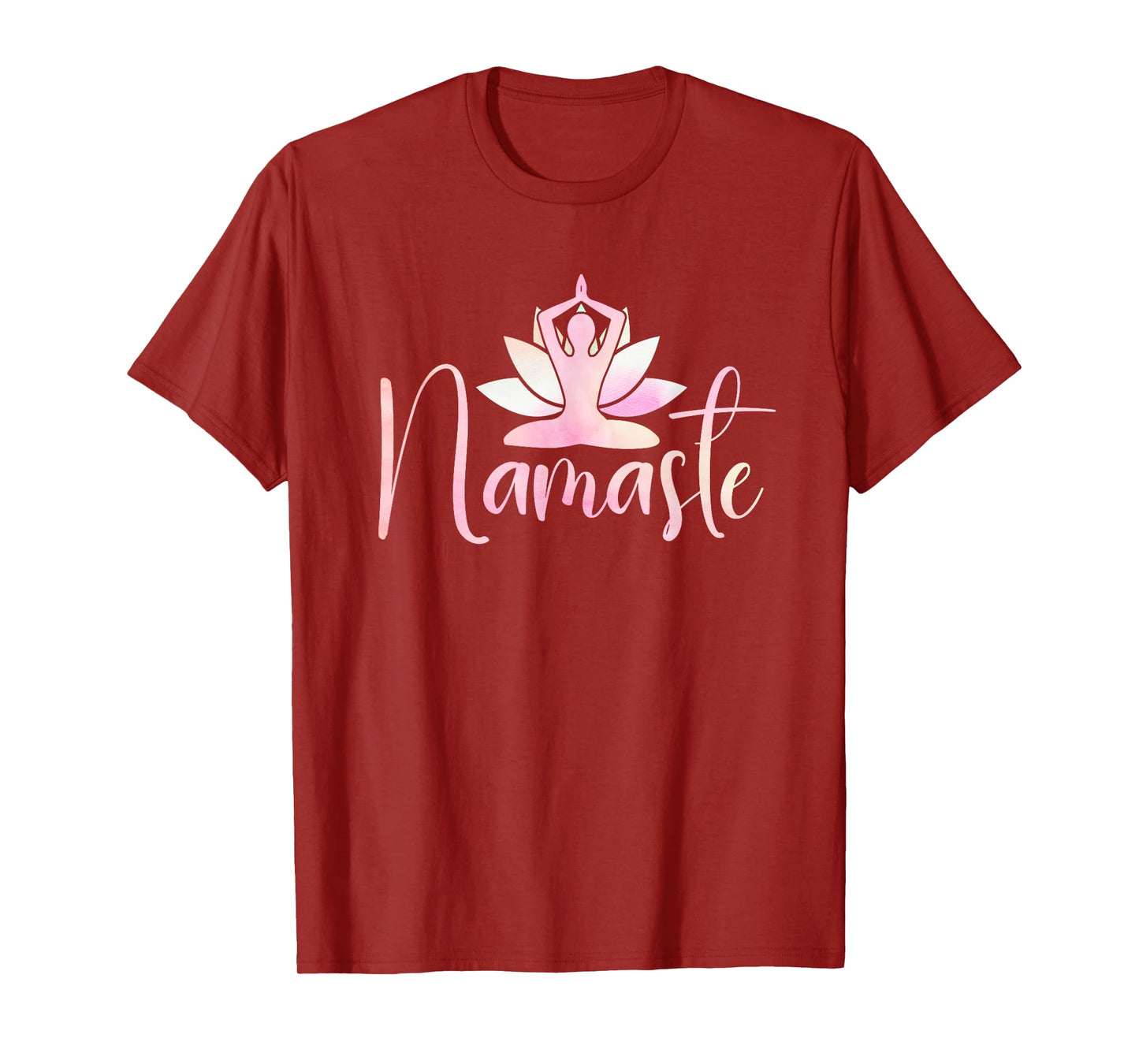 Namaste Lotus Flower Meditation Yoga T-Shirt