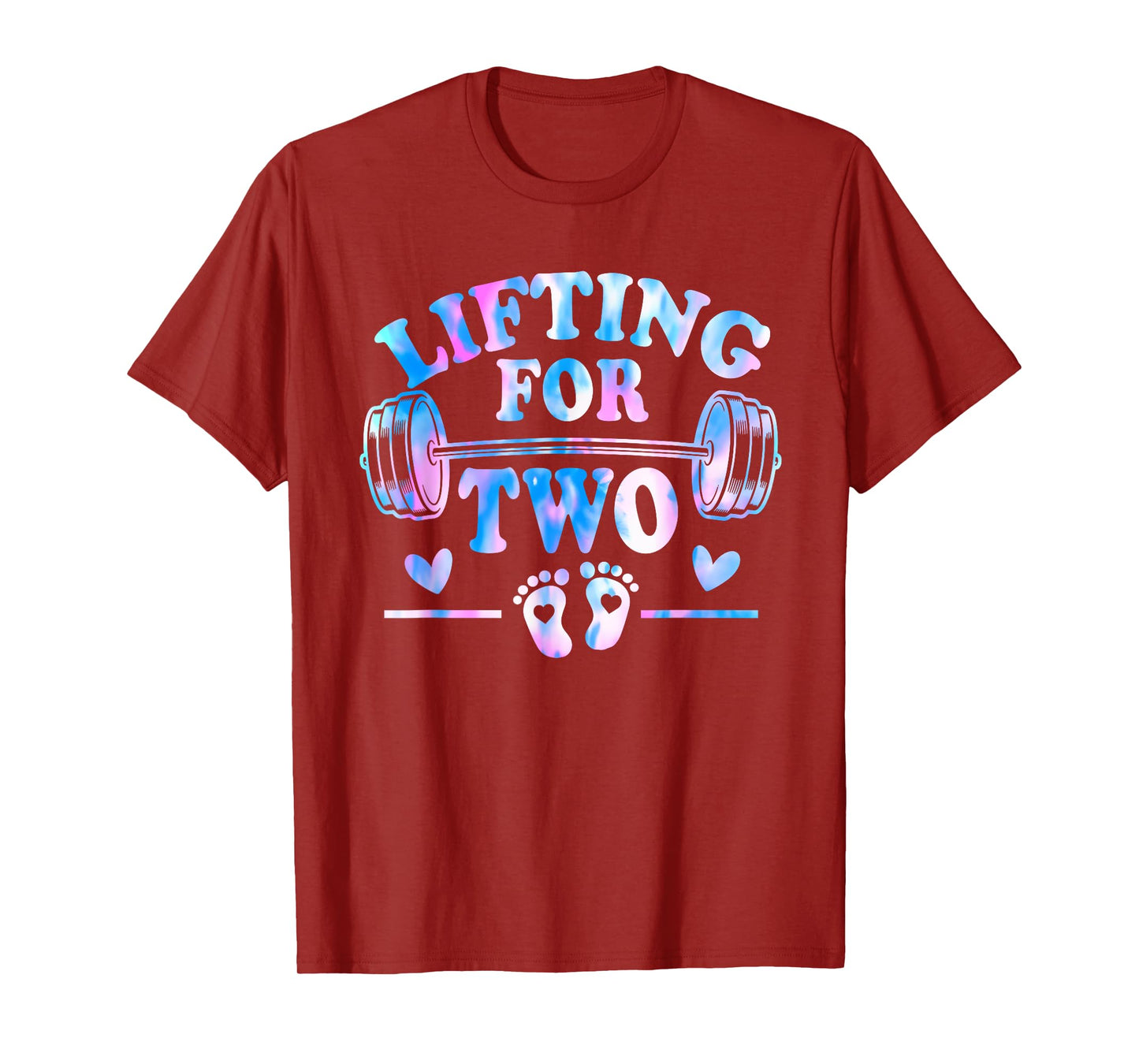 Lifting For Two Pregnancy Gym Fitness Workout Expecting Mom T-Shirt