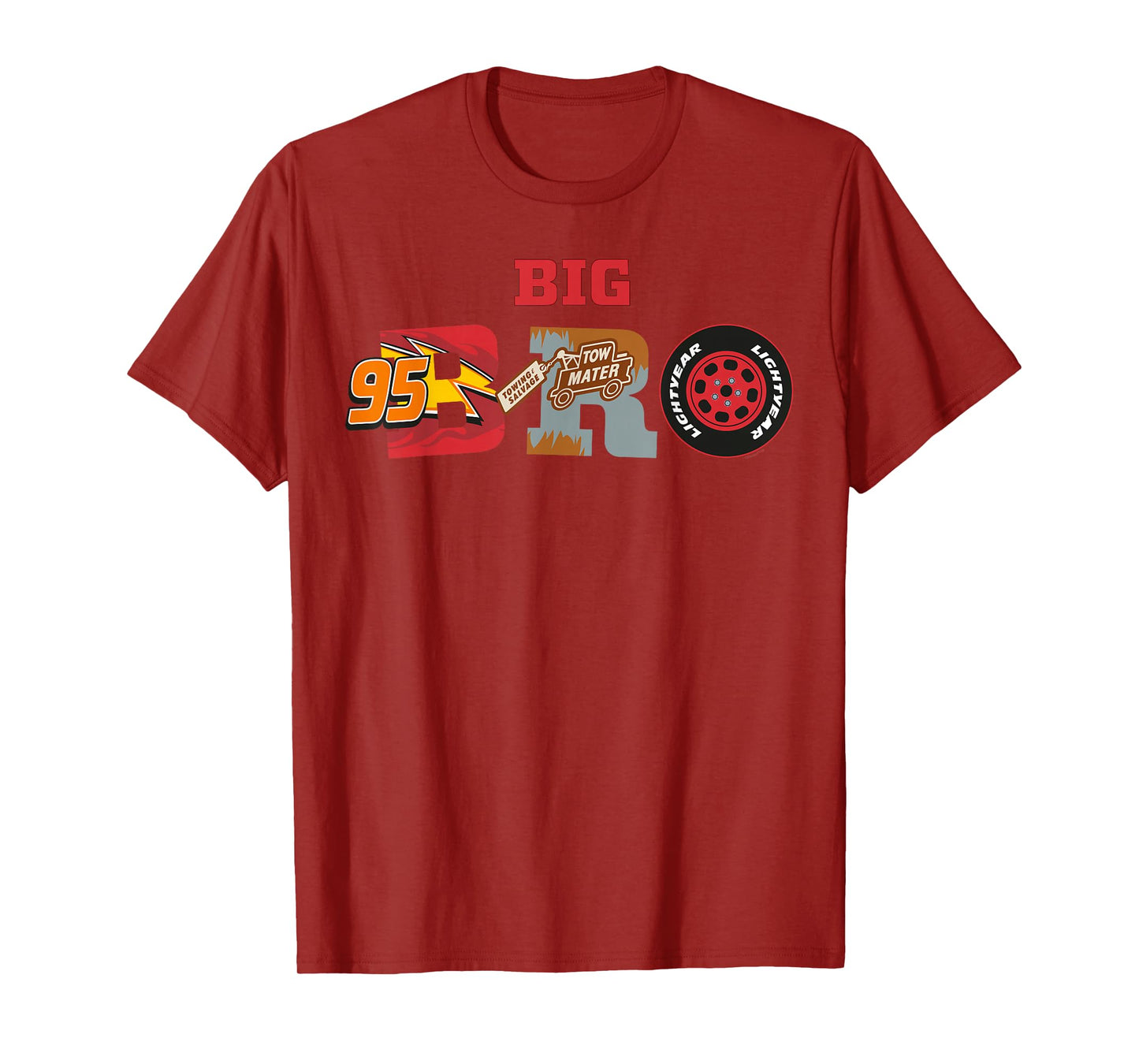 Disney & Pixar's Cars Big Bro Brother Family Trip Matching T-Shirt