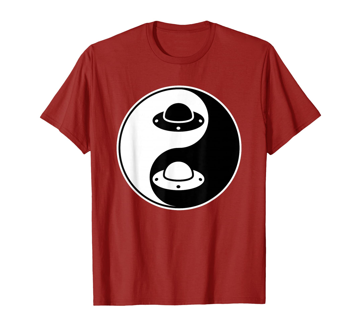 Yin Yang - Alien Ufo Paranormal - Buddhist Zhen Spiritual T-Shirt
