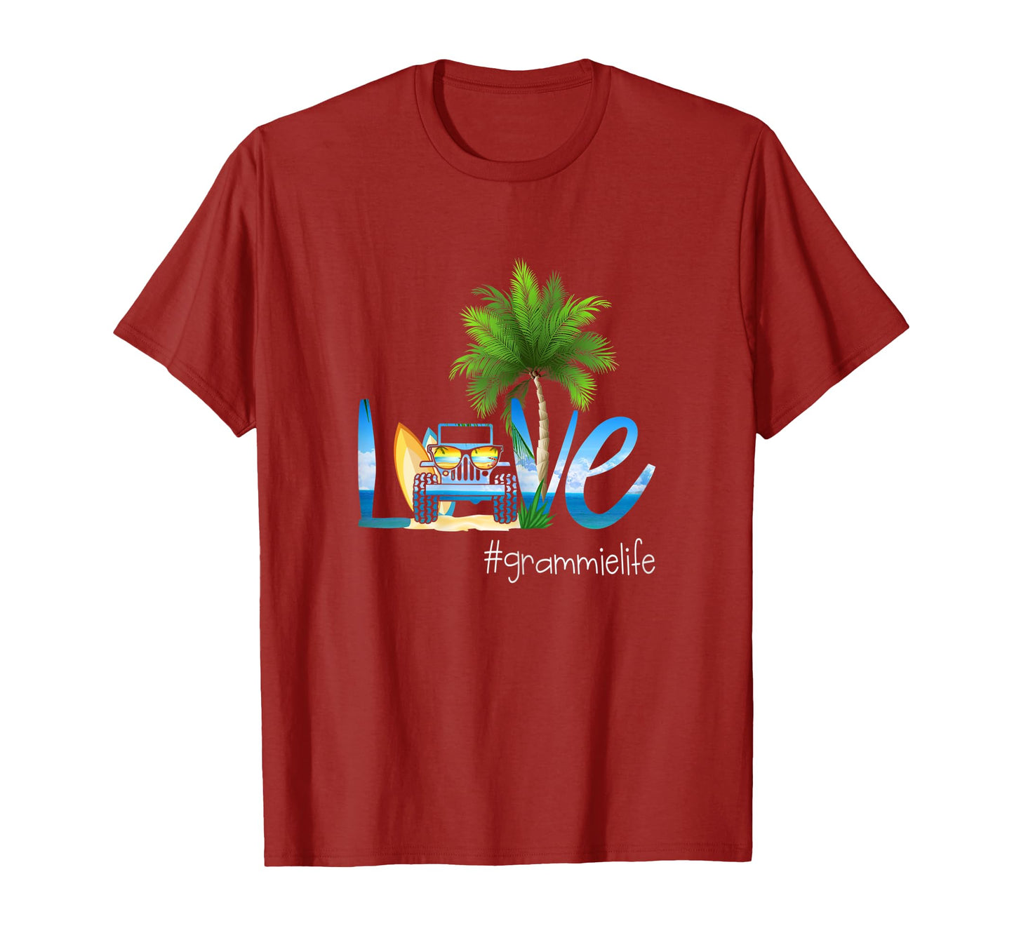 Love Grammie Life-Vacation- Beach and Truck tee Women T-Shirt
