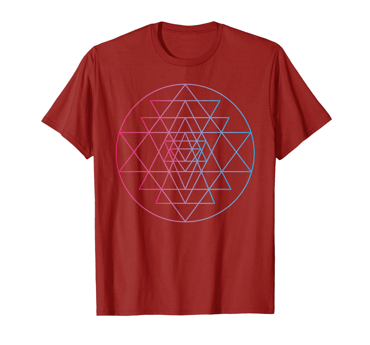 Sri Yantra Yoga Sacred Geometry Yantra Occult T-Shirt