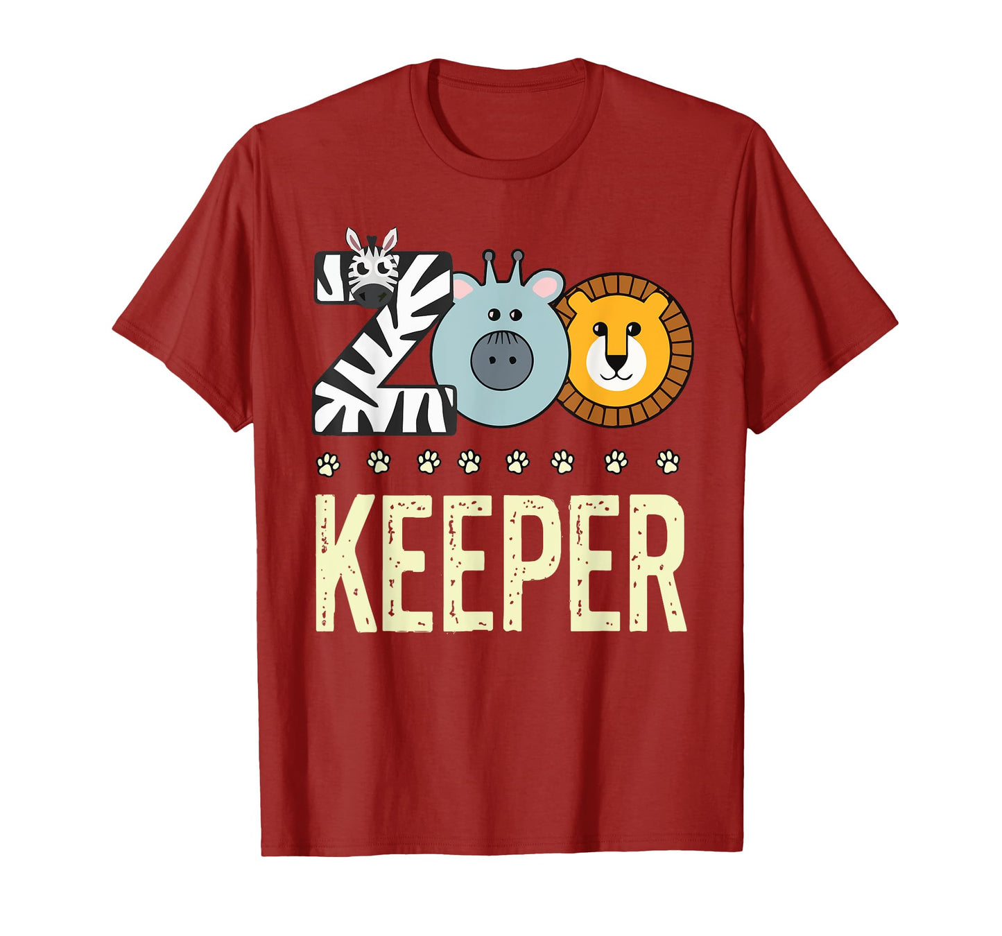 Zookeeper Costume Adult Men Zoo Animal Safari Zoo Keeper T-Shirt