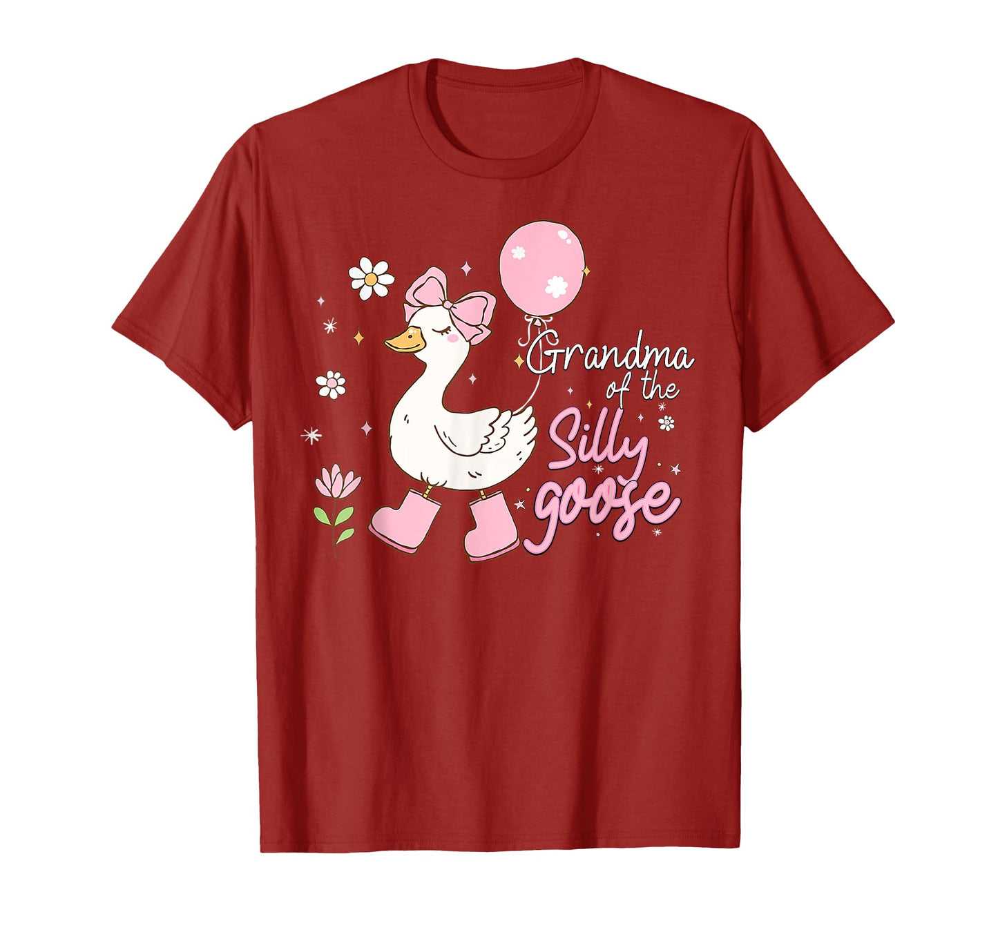 Grandma of the Silly Goose 1st Birthday Family Matching T-Shirt