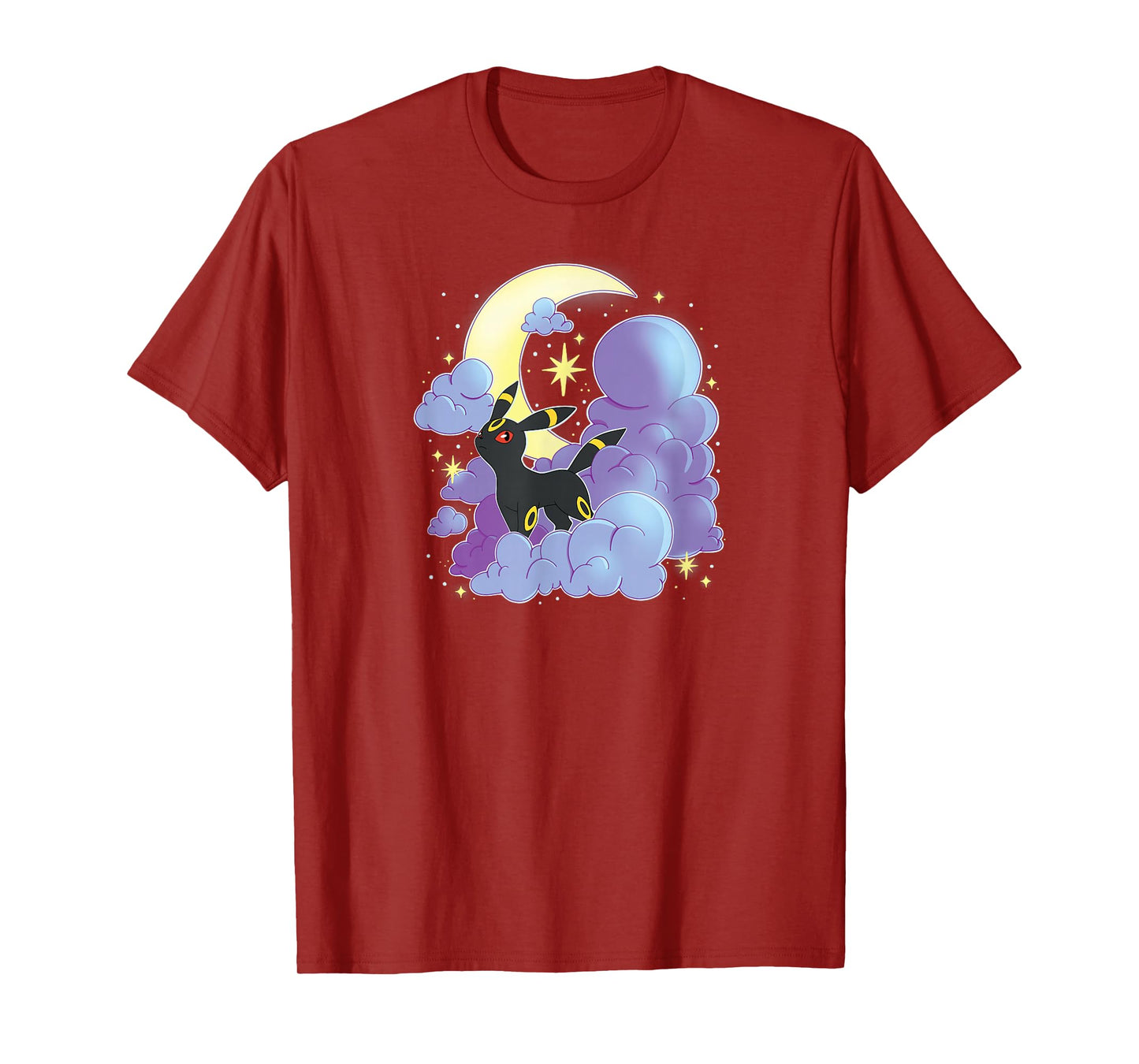 Pokémon - Umbreon Celestial Moon With Clouds T-Shirt