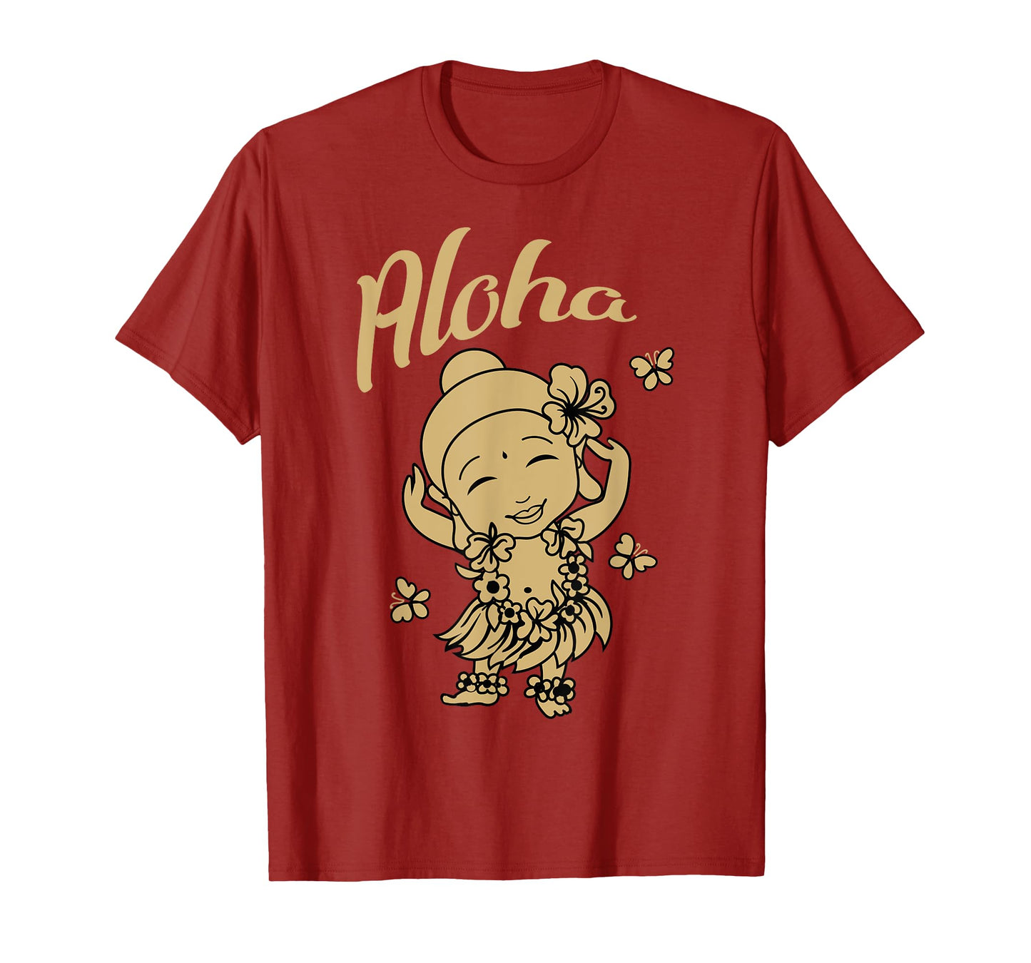 Aloha Buddha Funny Hawaiian Buddhist Yoga Meditation T-shirt