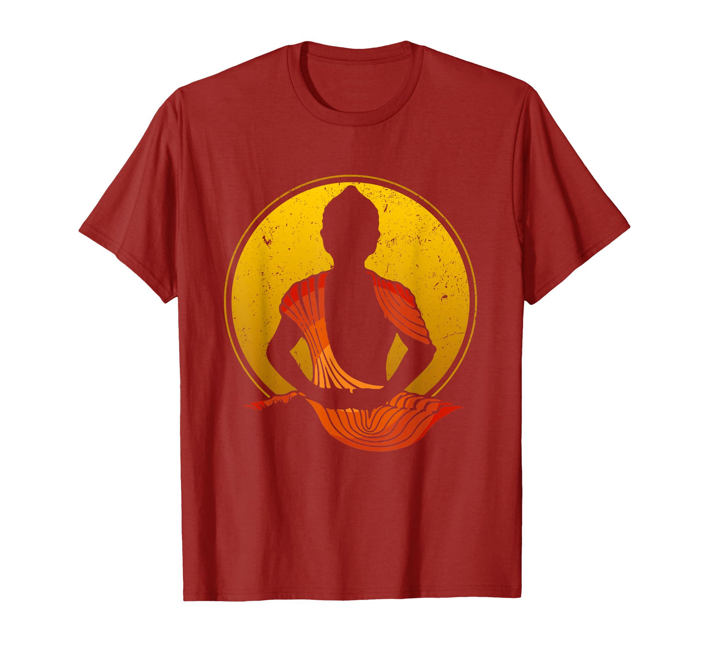 Buddha Vintage Zen Buddhism Yoga Meditation Spiritual T-Shirt