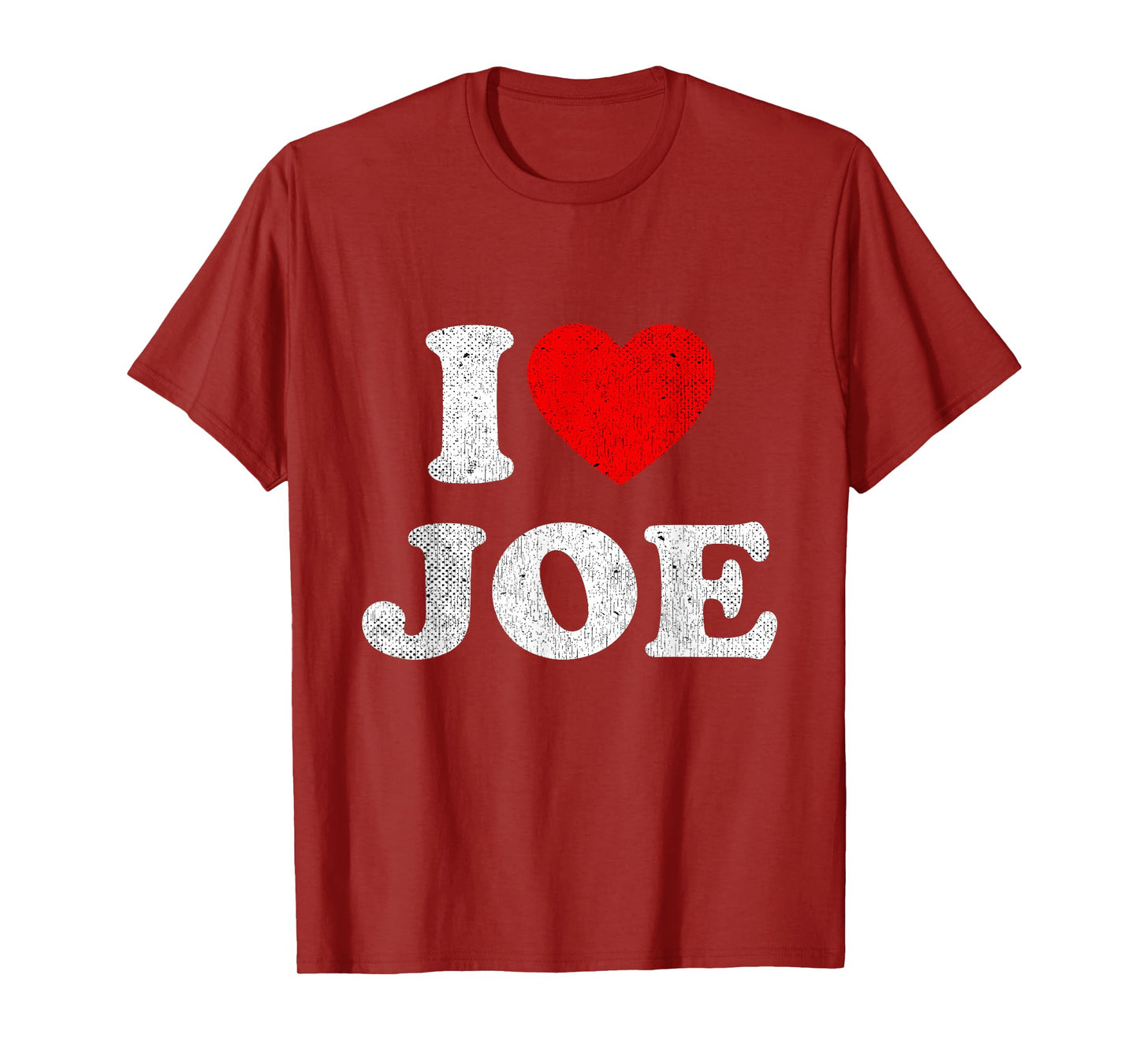 I Love Joe Apparel Red Heart Joe T-Shirt
