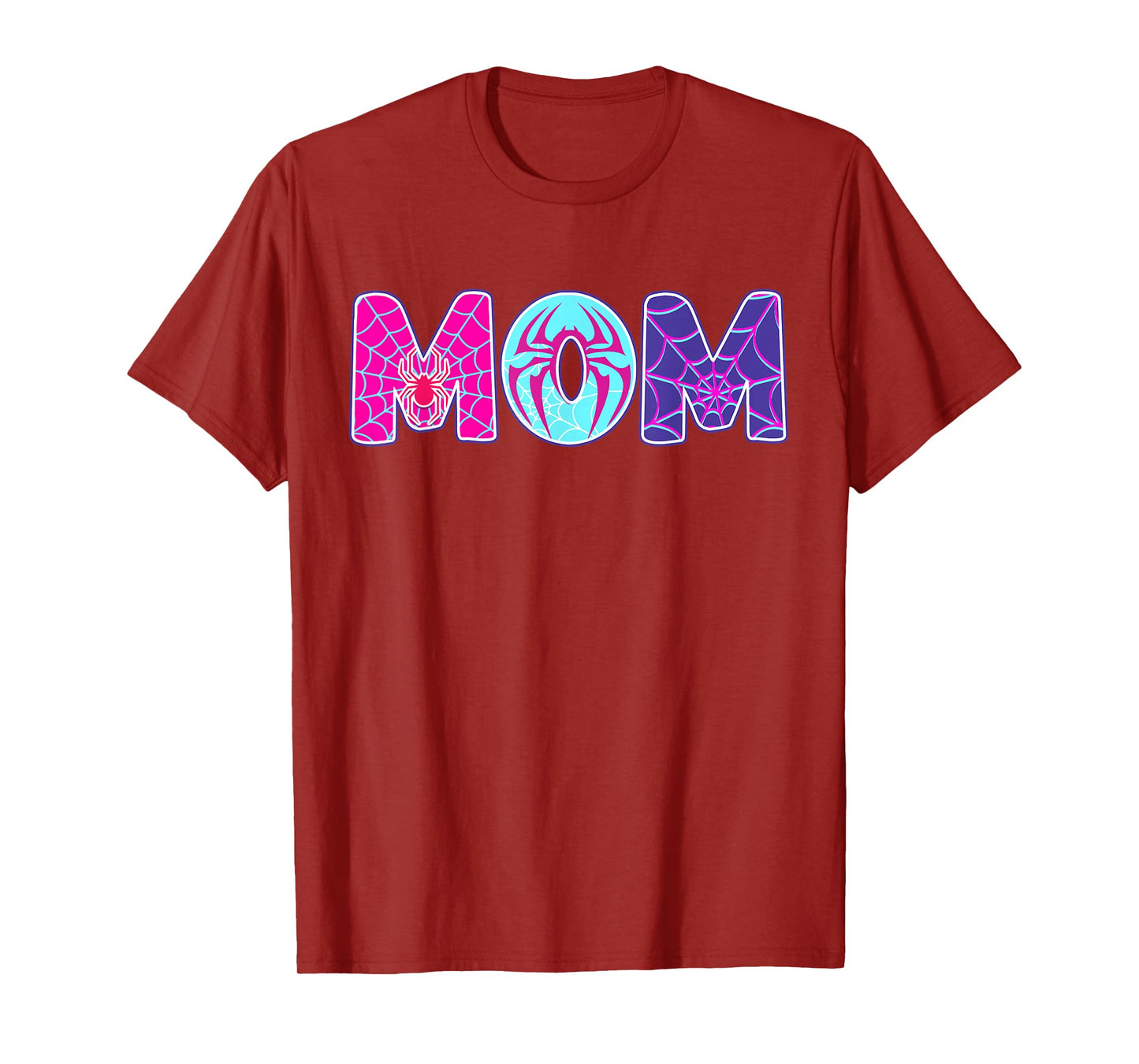 Women Mom Spider Mom Mother's Day Family Birthday T-Shirt