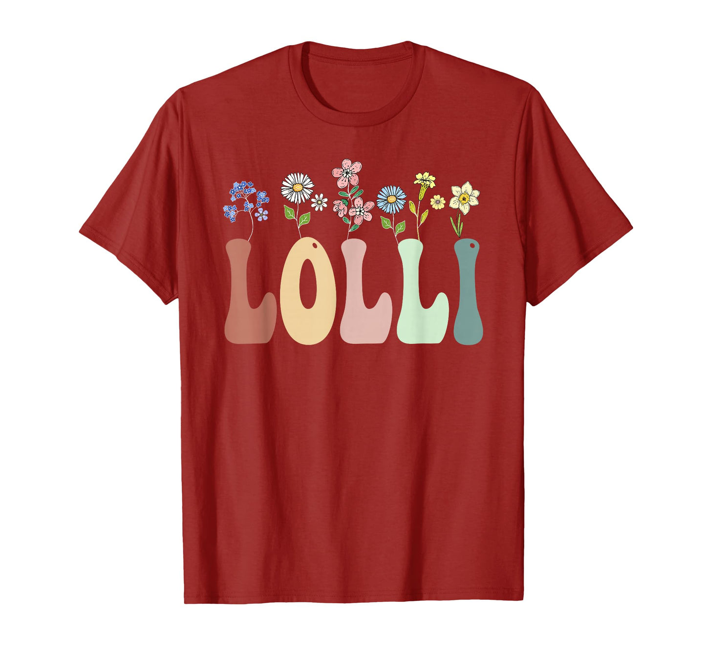 Lolli Gifts Women Wildflower Floral Design Lolli T-Shirt