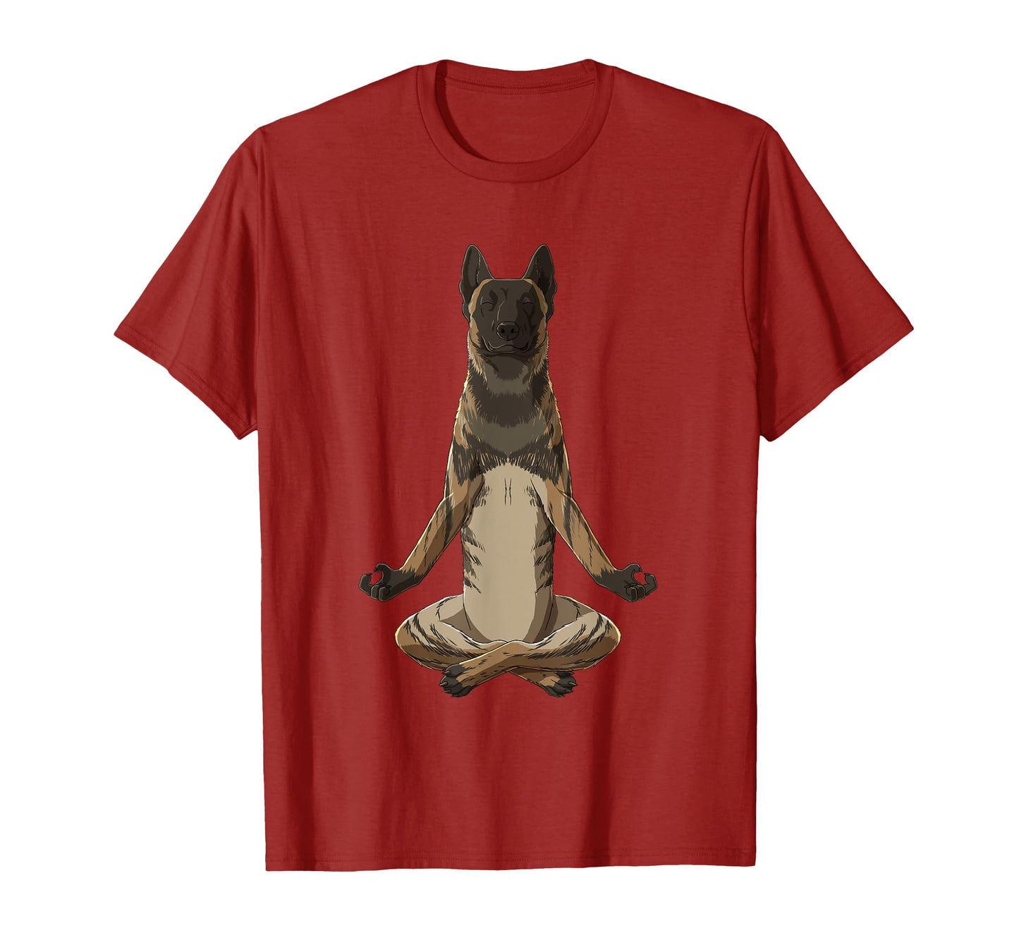 Funny Yoga Dog Dutch Shepherd T-Shirt