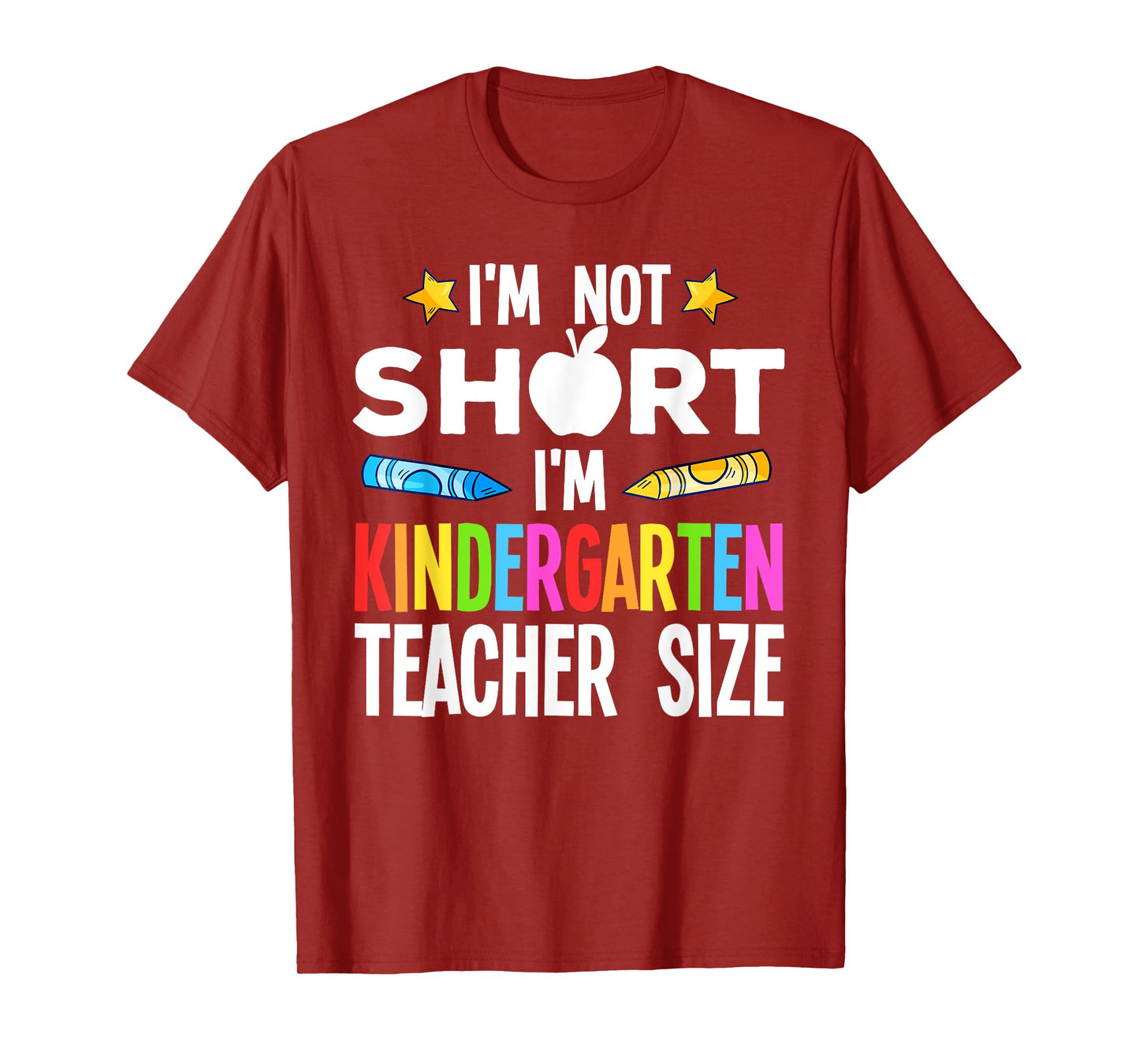 Cool Kindergarten Teacher Art For Men Women Preschool Kinder T-Shirt