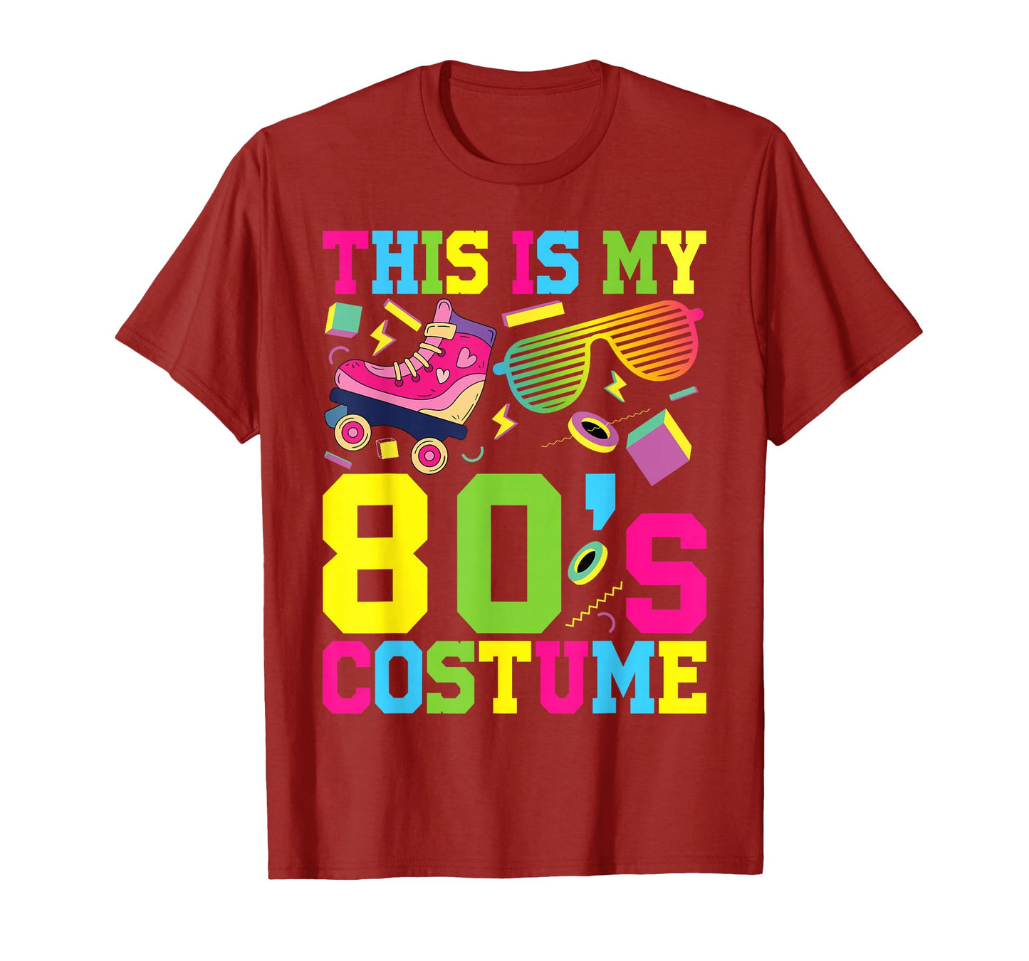 This Is My 80's Costume 1980 80s Party Outfit Men Women T-Shirt