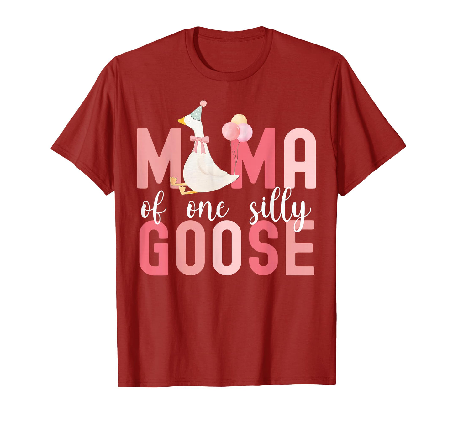Silly Mama Silly Goose Mom Birthday Family Matching Party T-Shirt