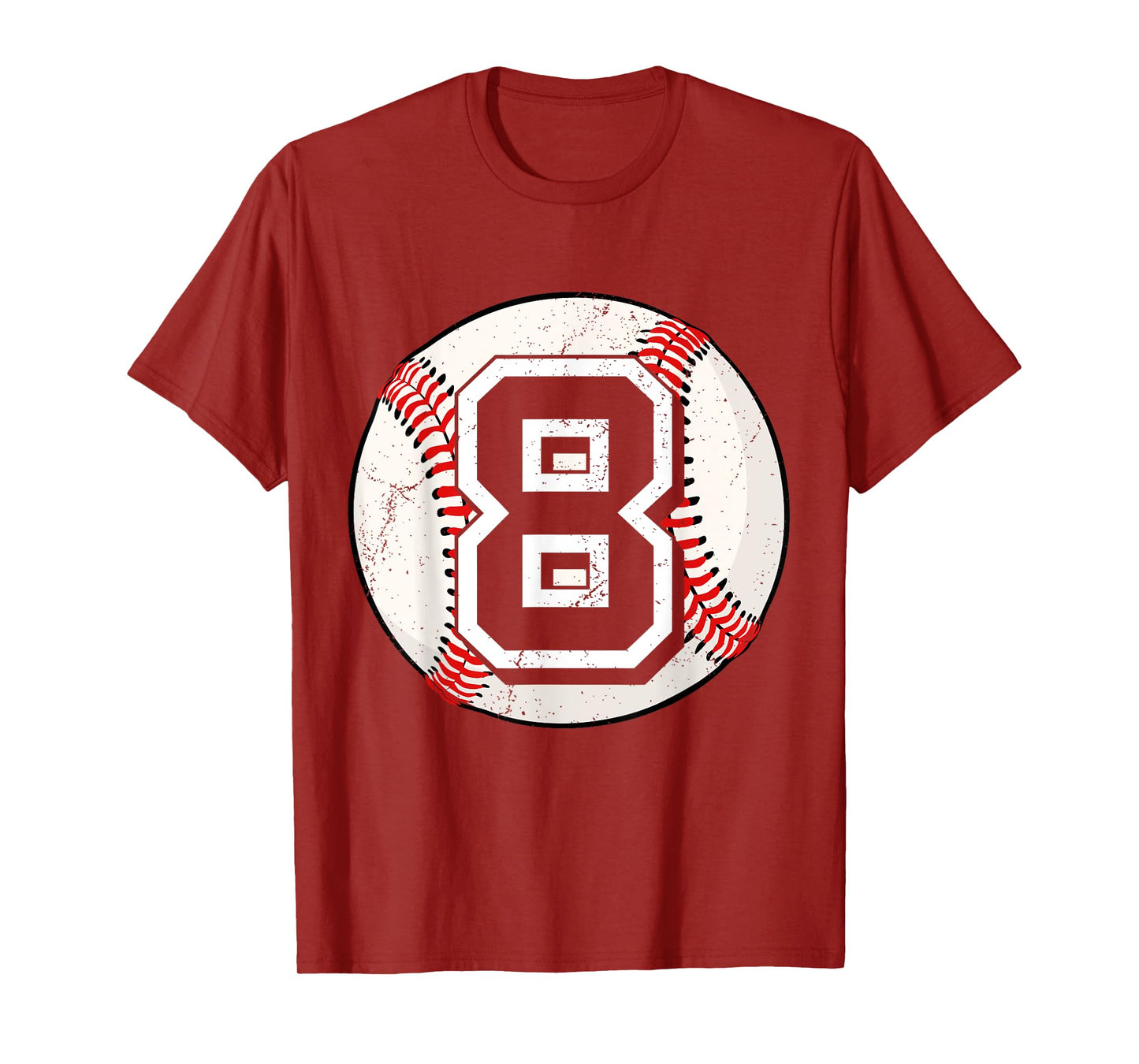 Birthday Boy 8 Eight Baseball 8th Birthday Baseball Player T-Shirt