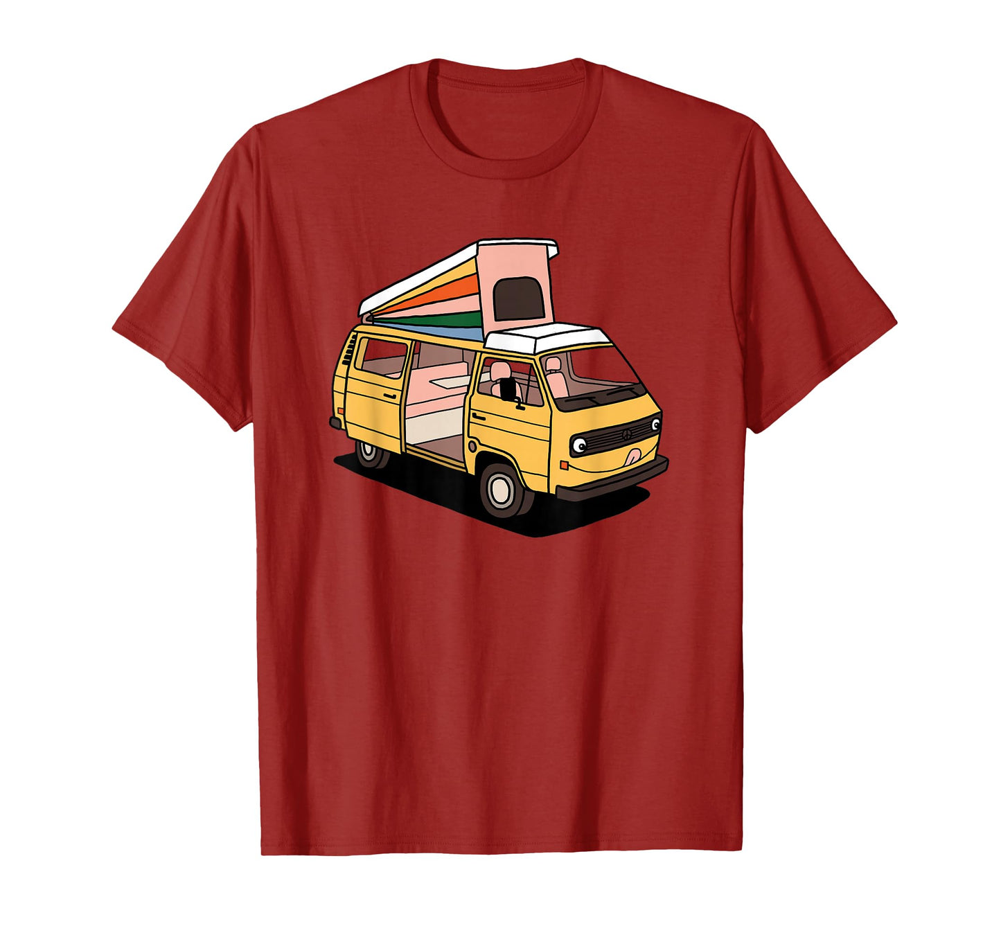 Threadless Katdog Design Smiley Vw Westfalia Vanagon Graphic T-Shirt