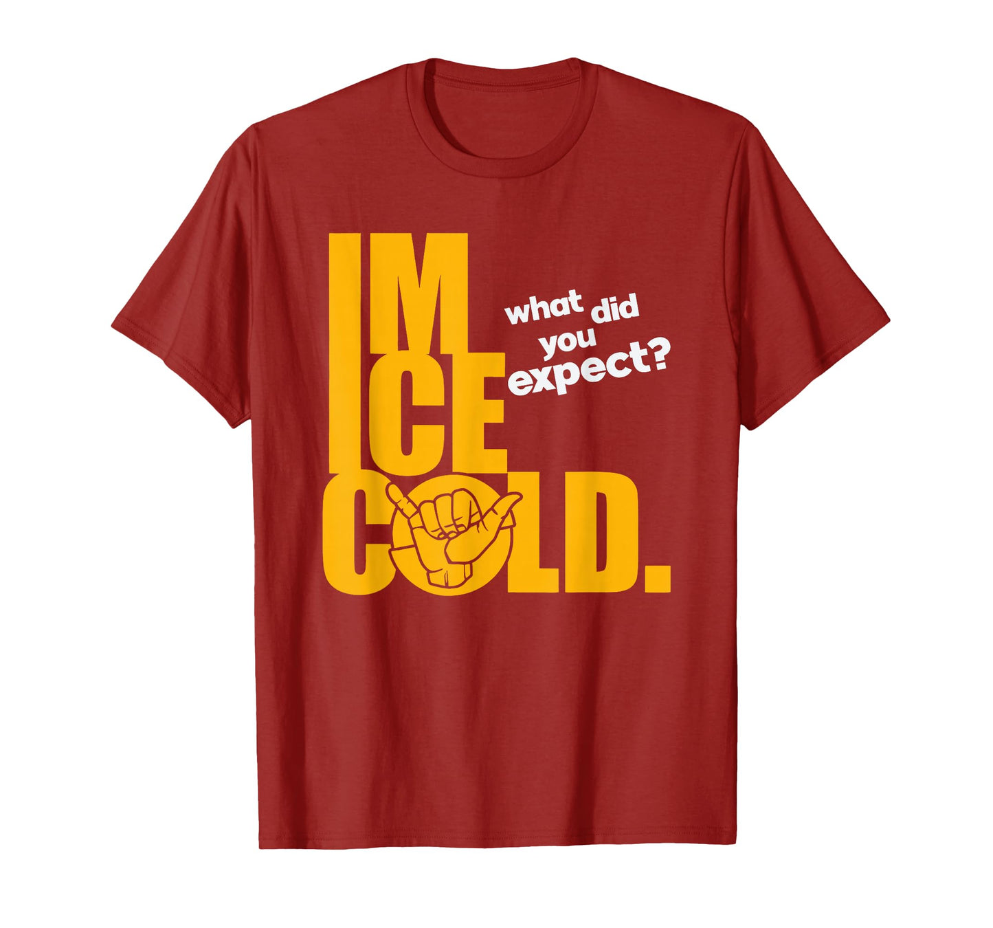 I'm Ice Cold Hand Sign Alpha African Fraternity Men T-Shirt