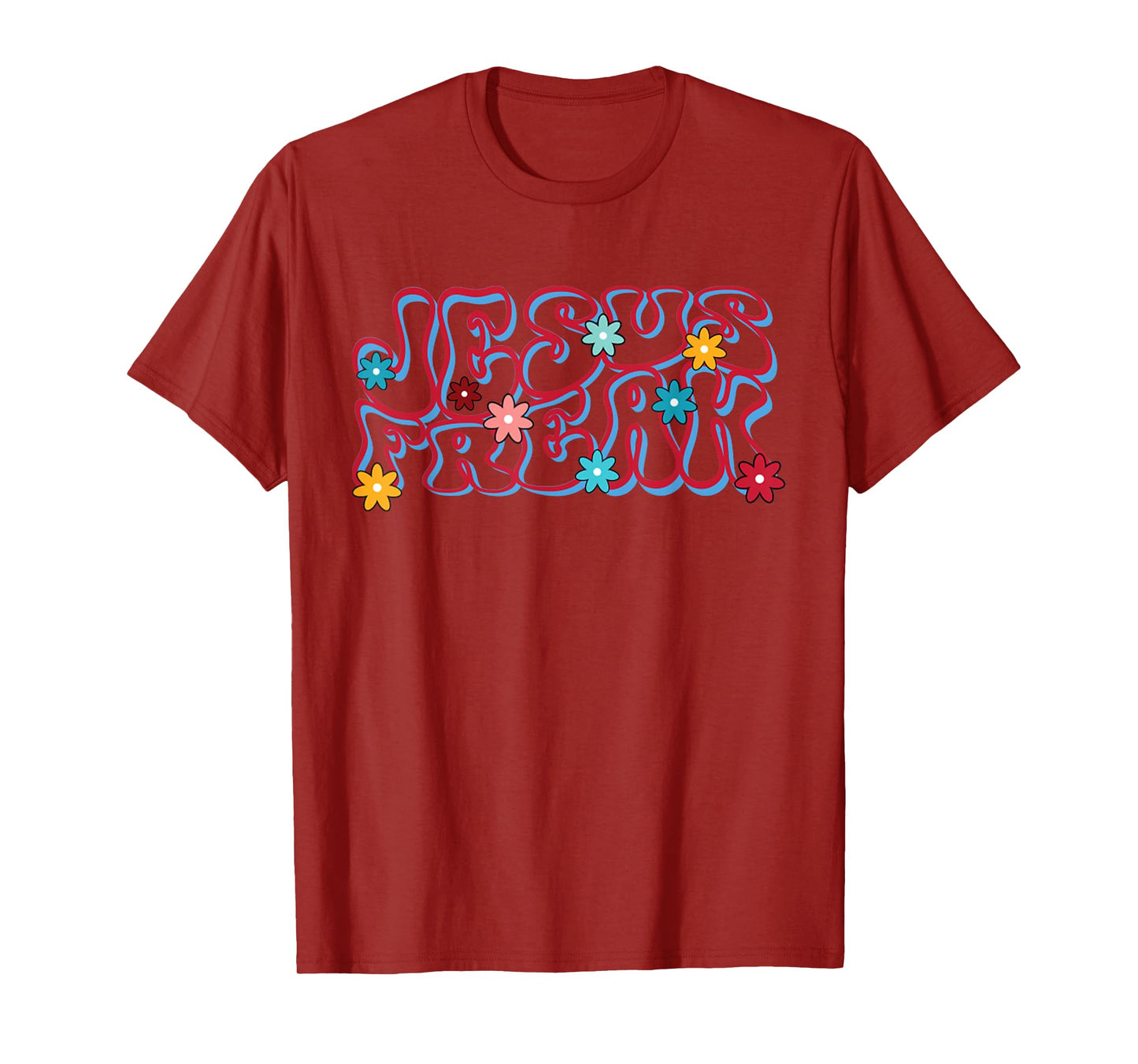 Vintage 70's Retro Jesus Freak Christian Bible Verse T-Shirt