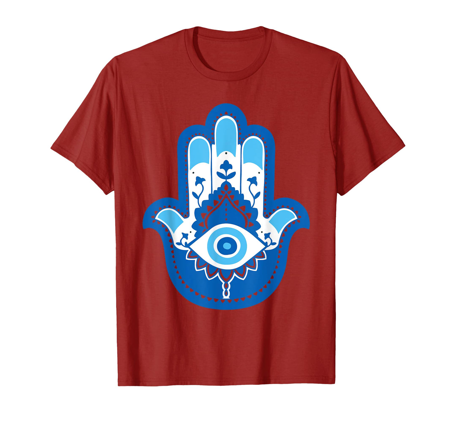 Hamsa Fatima Hand Yoga Graphic T-Shirt