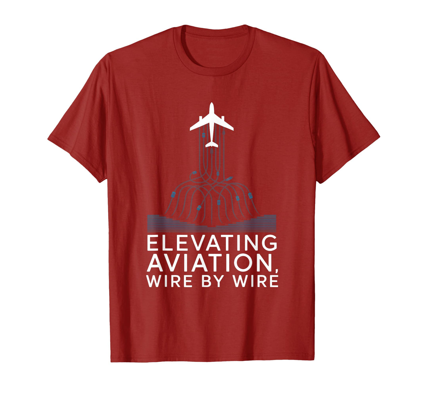 Elevating Aviation Wire By Wire Avionics Technician T-Shirt