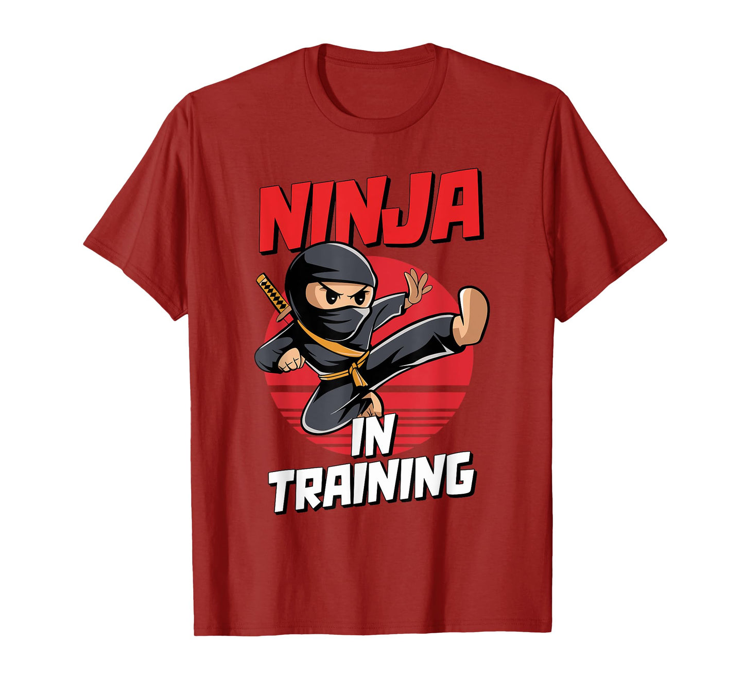 Ninja In Training Costume Party Warrior Boys Girls Kids T-Shirt