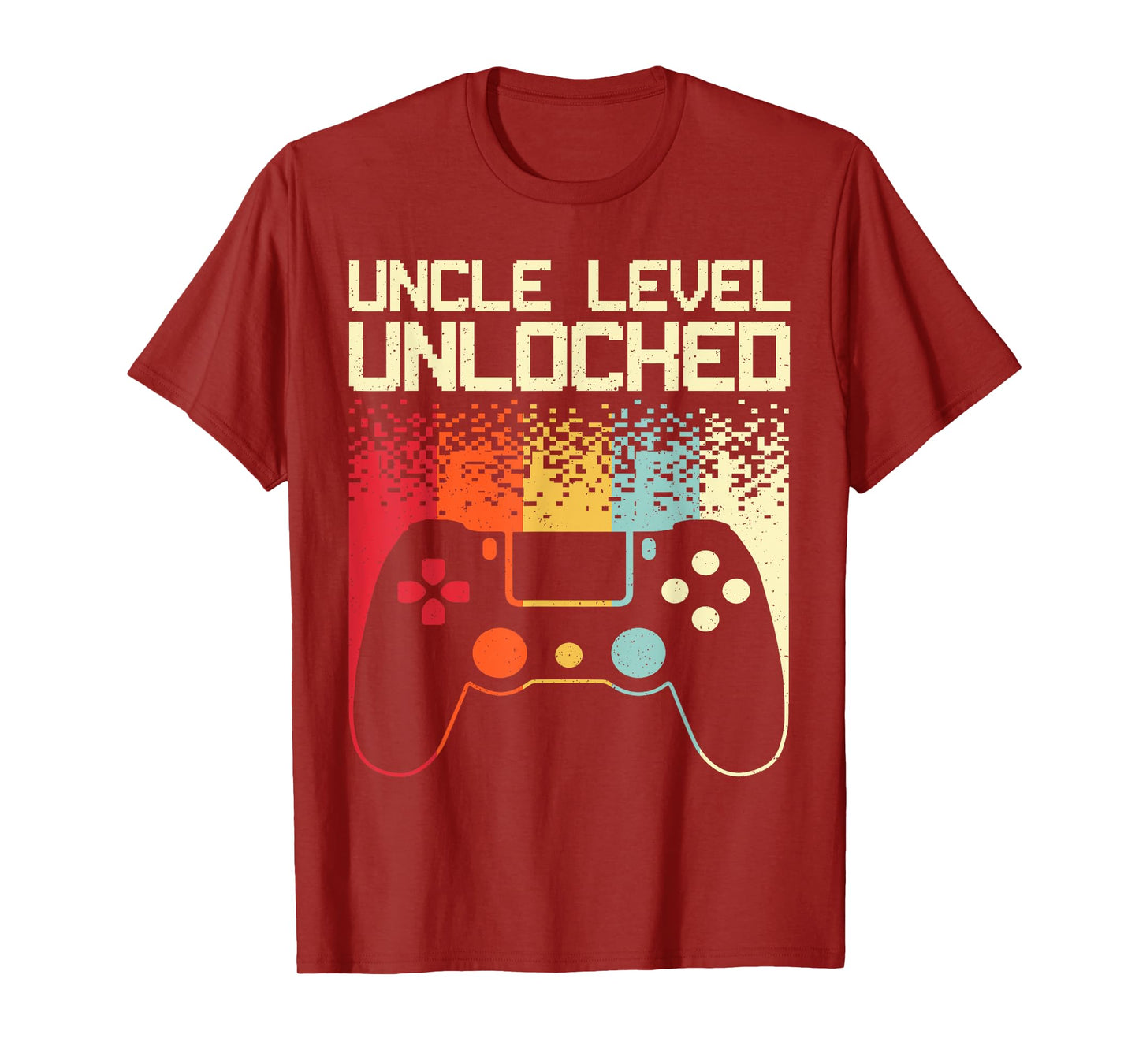 Gaming Uncle Art For Men Video Gamer First Time Uncle To Be T-Shirt