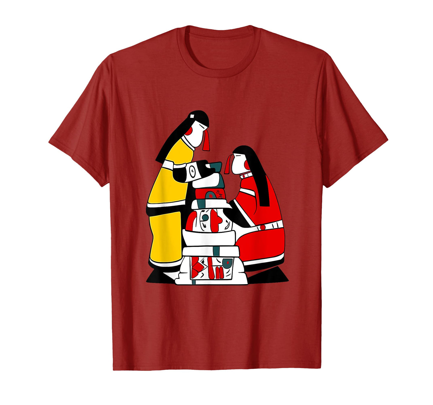 Inukshuks Human Figure Native Inuit Style T-Shirt