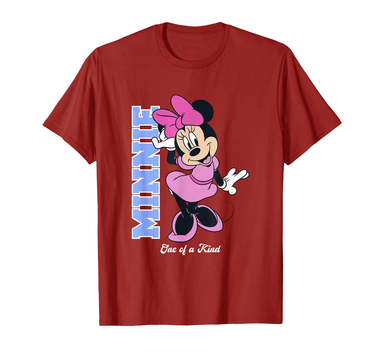 Disney Mickey and Friends Minnie Mouse One of A Kind Pink T-Shirt