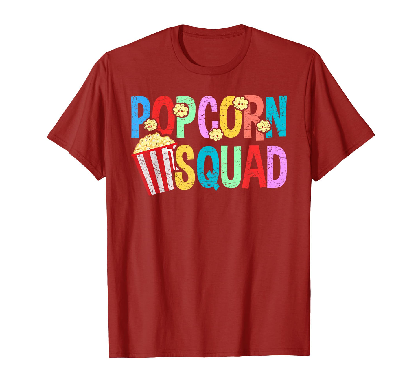 Popcorn Squad, Funny Movie Theater For Women Men T-Shirt