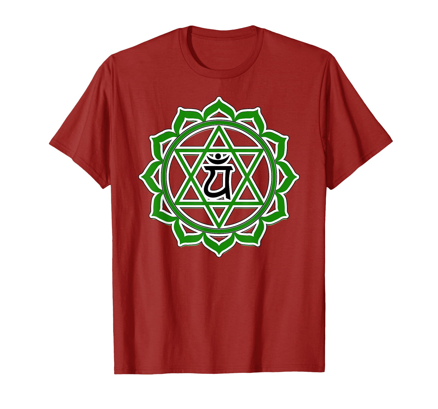 Yoga Anahata Heart Green Chakra T-Shirt