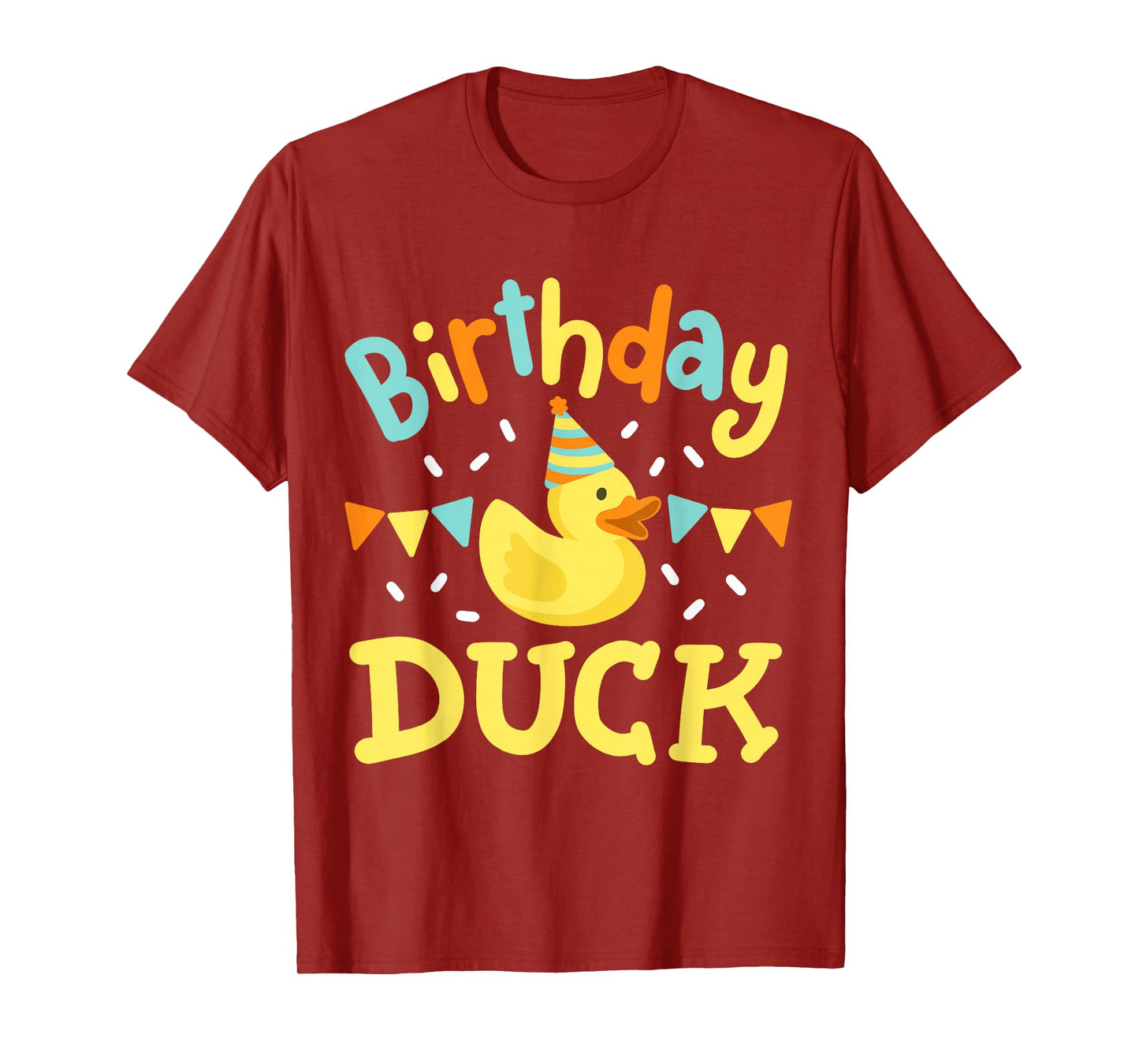 Birthday Duck Kids Girls Boys Rubber Duck Bday Party Family T-Shirt