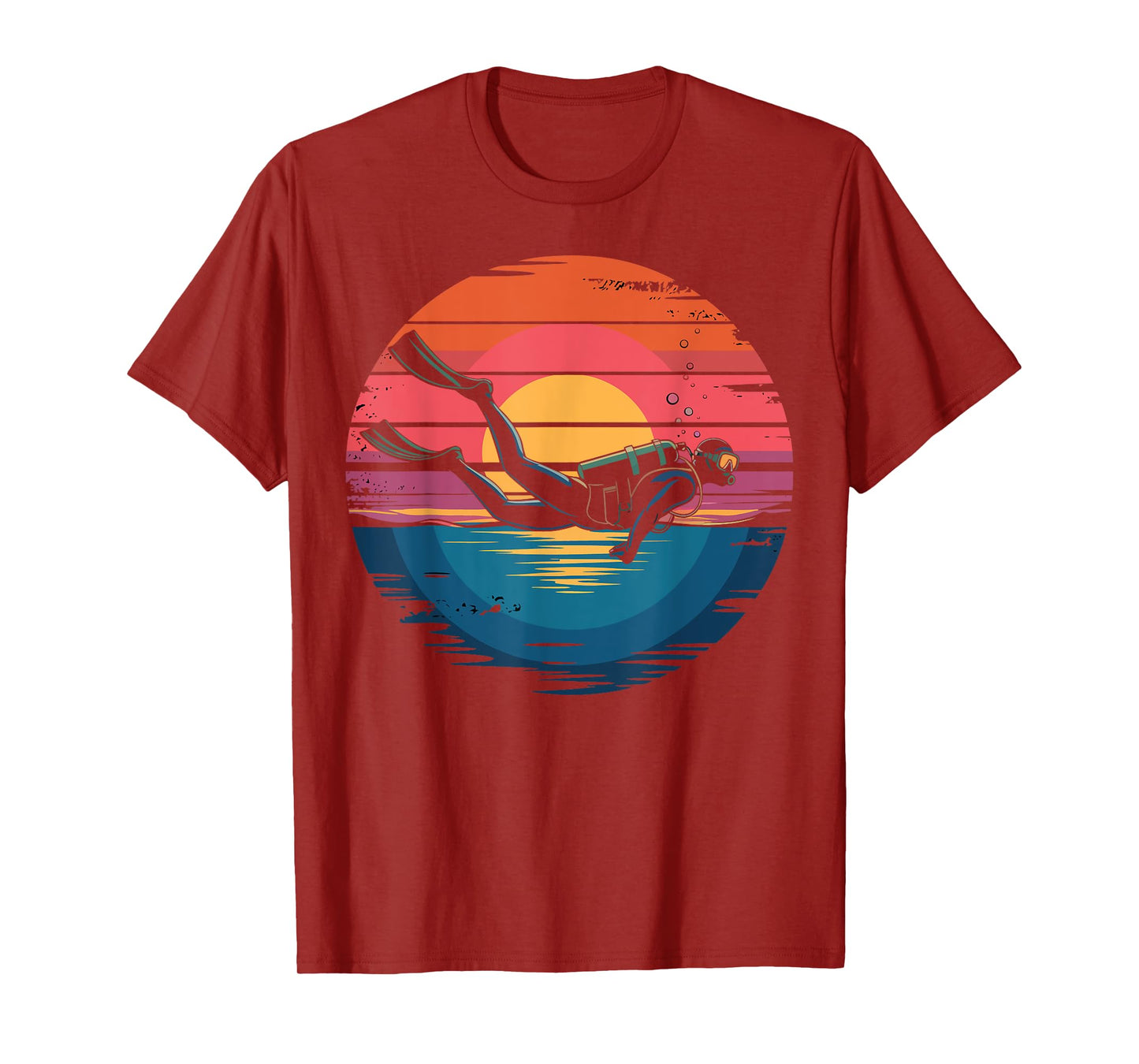 Vintage Scuba Diving Retro Ocean Explorer Gifts Men Women T-Shirt