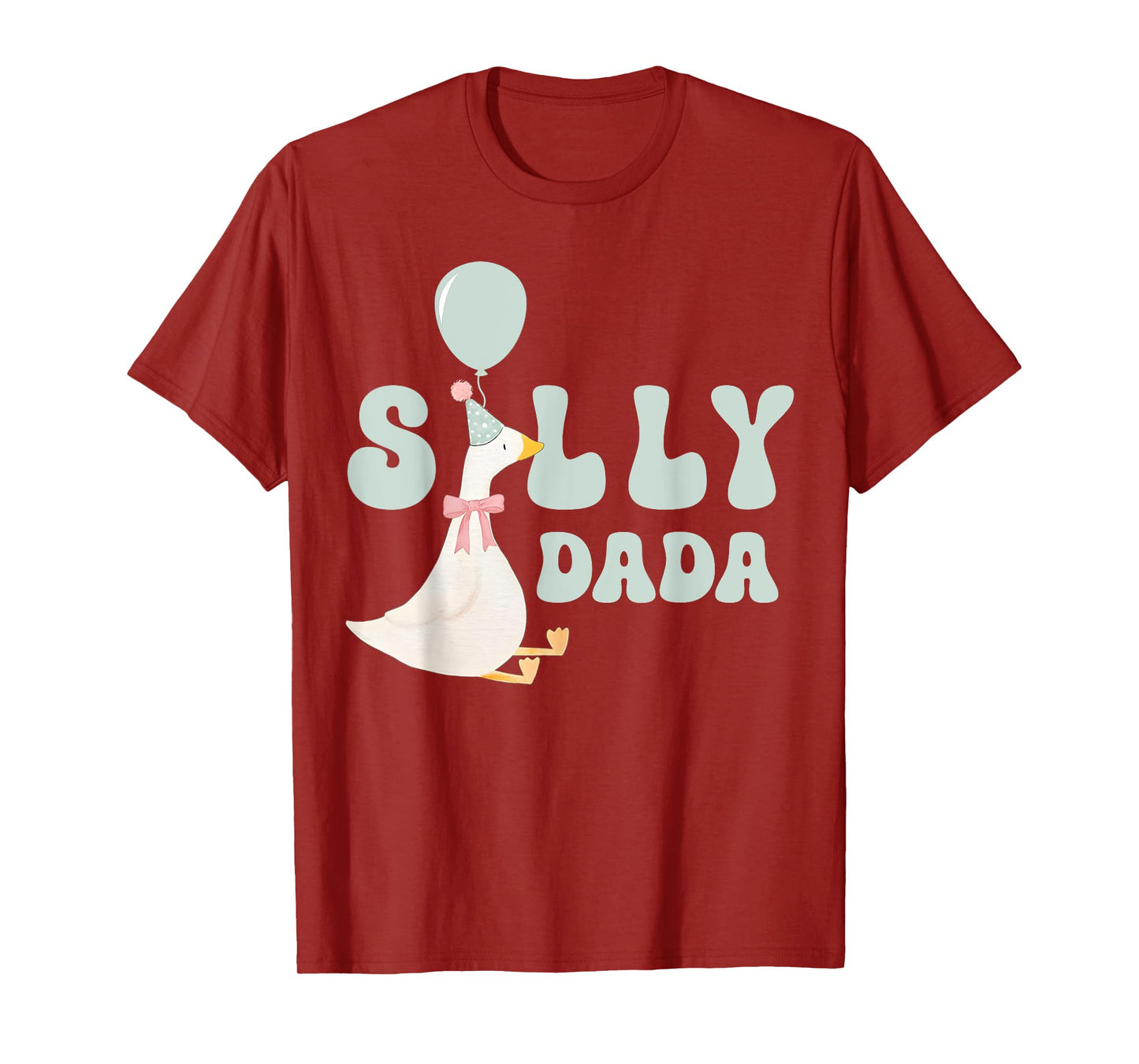 Silly Dada Silly Goose Dad Birthday Family Matching Party T-Shirt