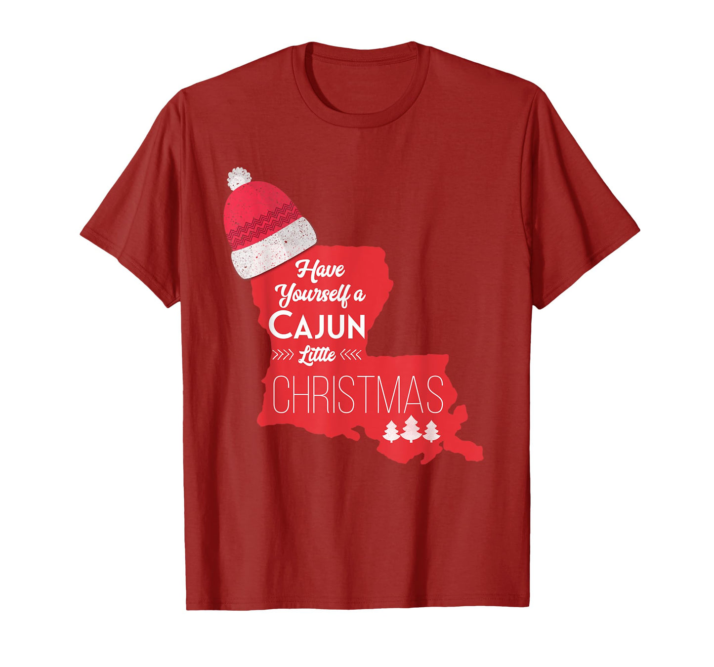 Louisiana Cajun Christmas Holiday T Shirt T-Shirt