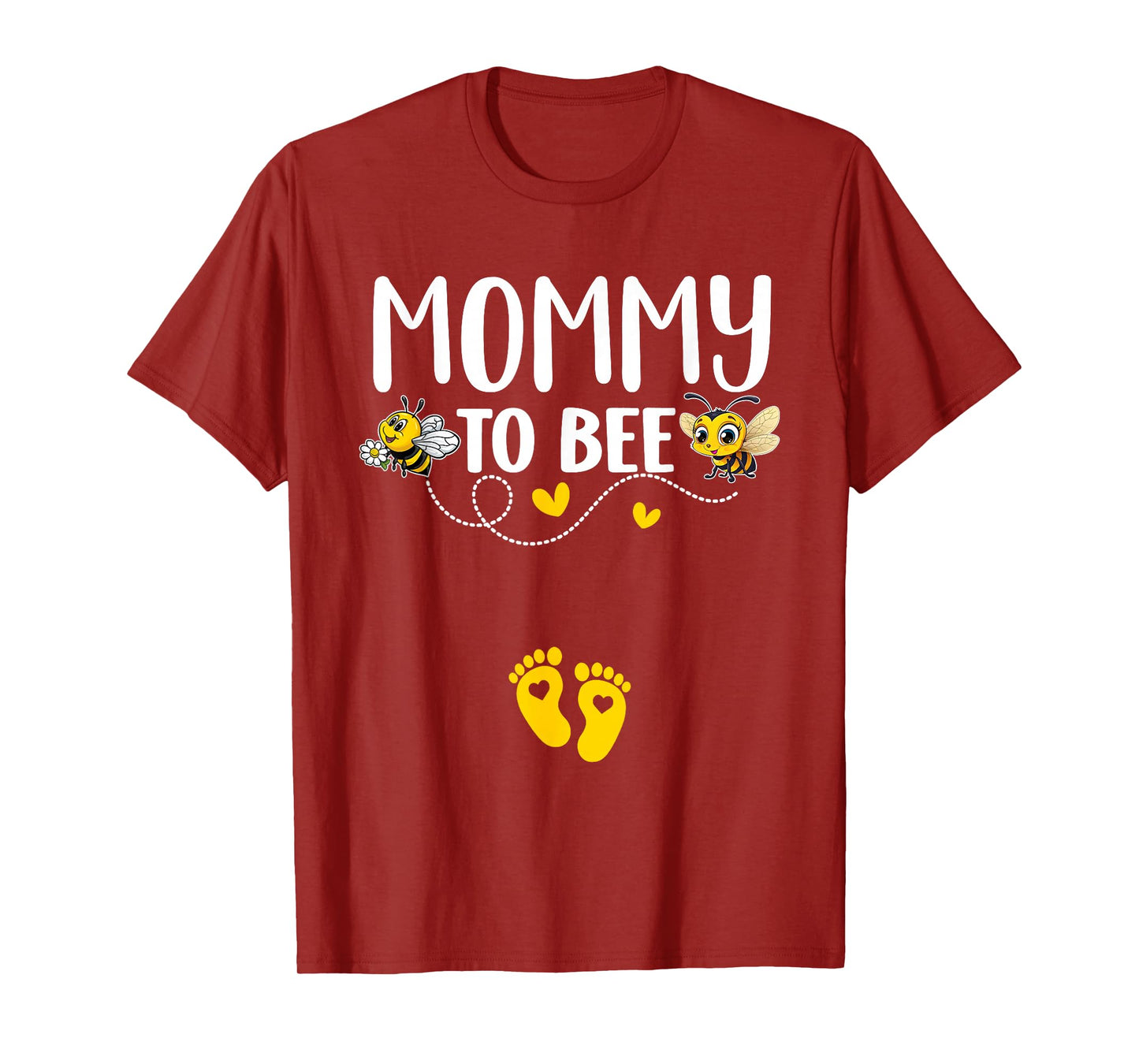 Mommy To Bee Gender Reveal Pregnancy Announcement Mommy T-Shirt