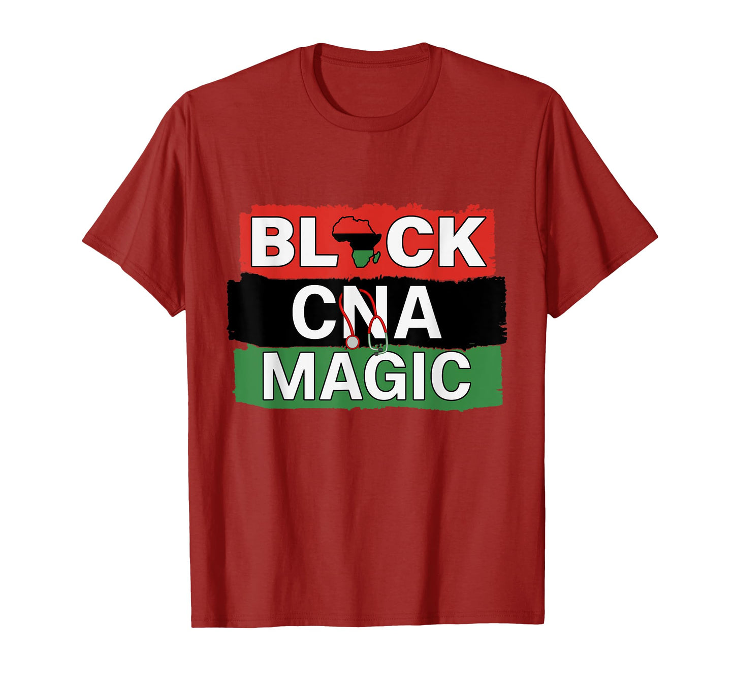 Black Nurse CNA Magic African American Nurses Melanin Pride T-Shirt
