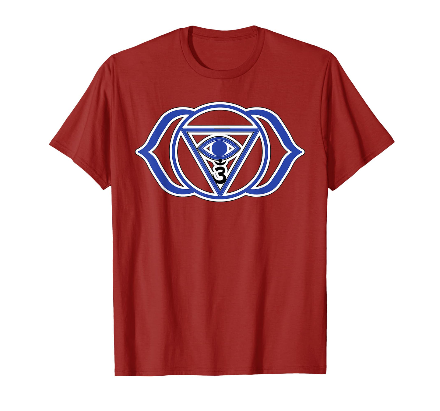 Yoga Ajna Awareness Third Eye Blue Chakra T-Shirt