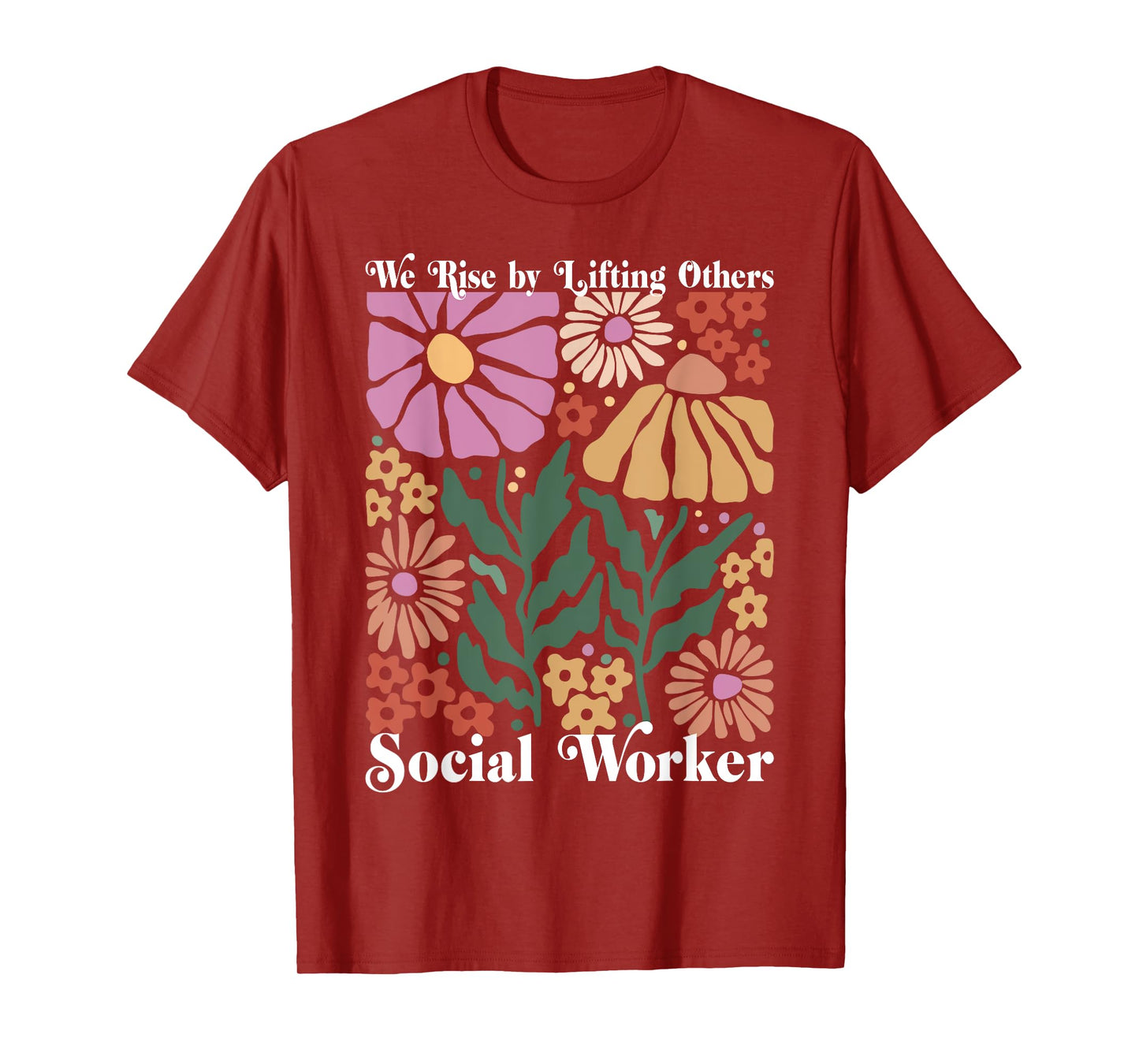 Social Worker Social Work Month Funny Work Love groovy T-Shirt