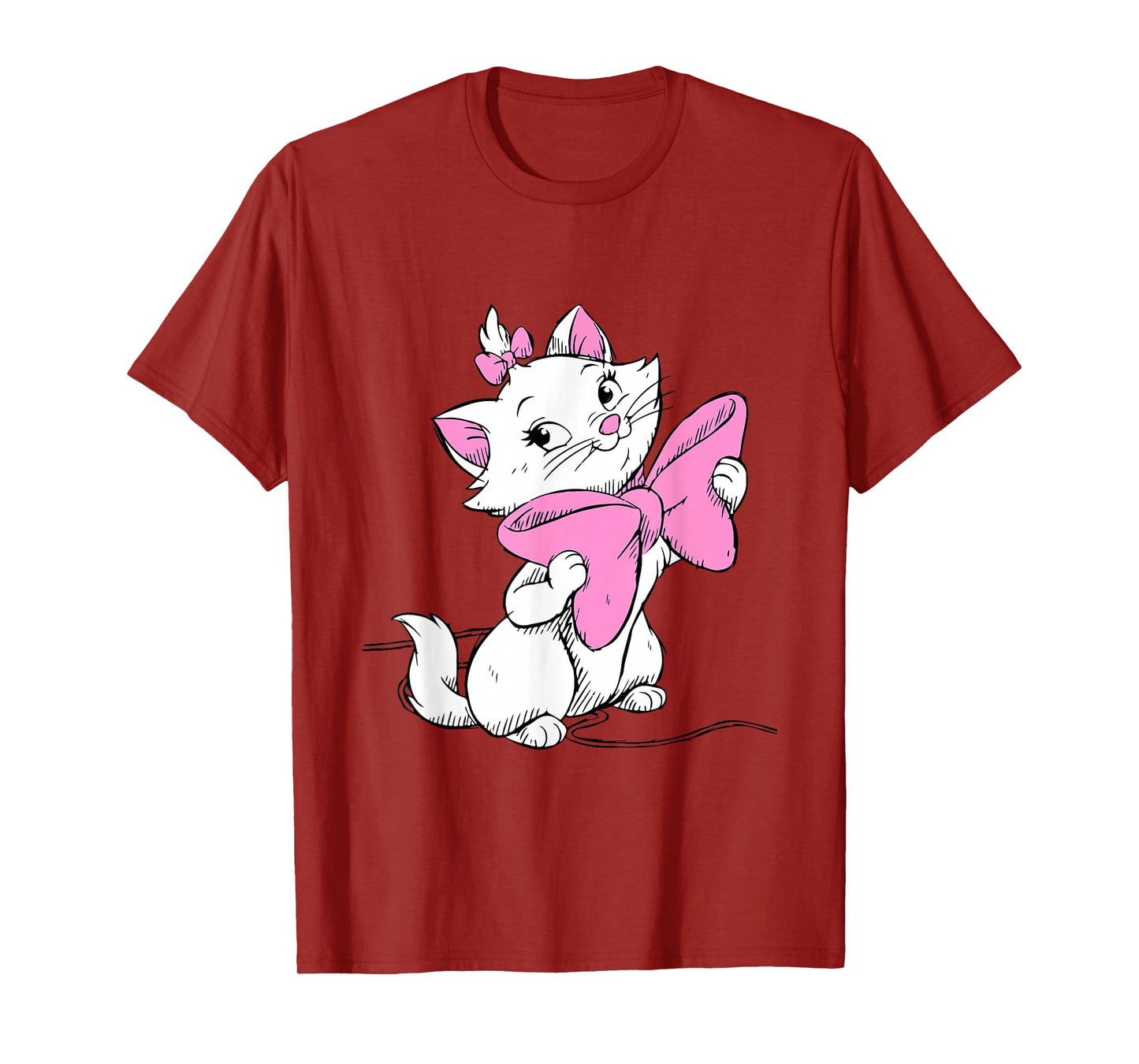 Disney The Aristocats Marie Big Bow Lovely Smile T-Shirt