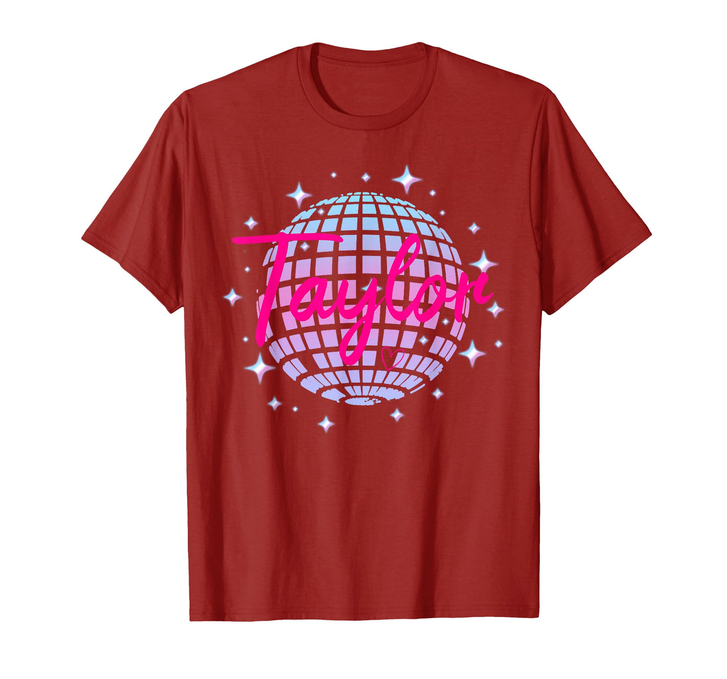 Taylor Personalized Name I Love Taylor Girl Groovy 70's 80's T-Shirt