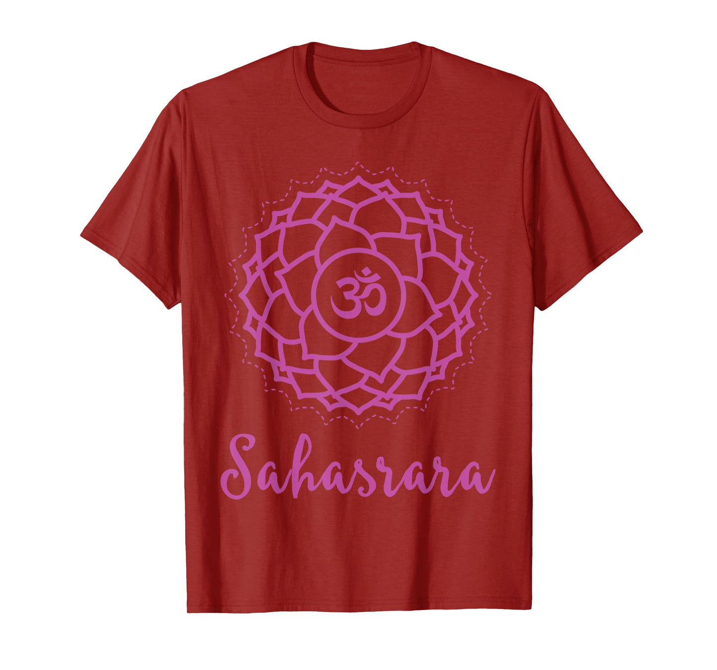 Sahasrara Violet Crown Chakra Symbol - Yoga T-Shirt