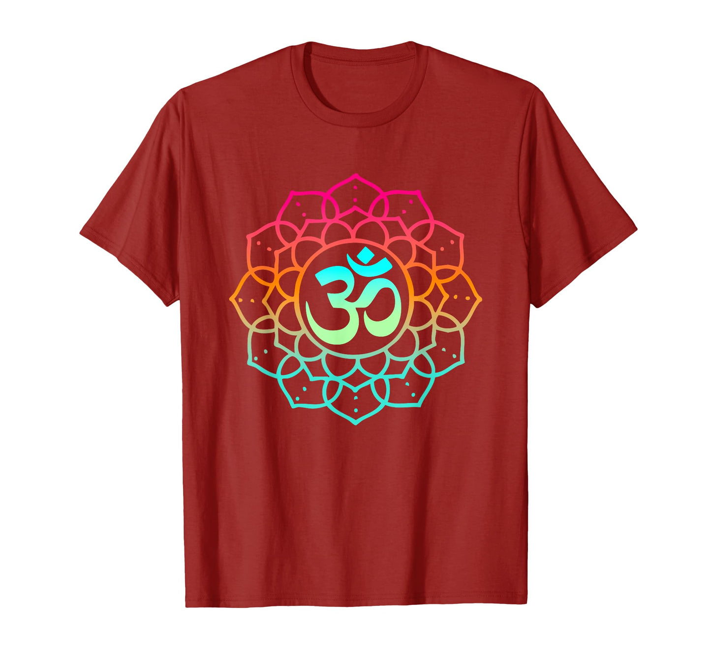 Om Mandala Spiritual Zen Yoga Buddhist Meditate Mindfulness T-Shirt