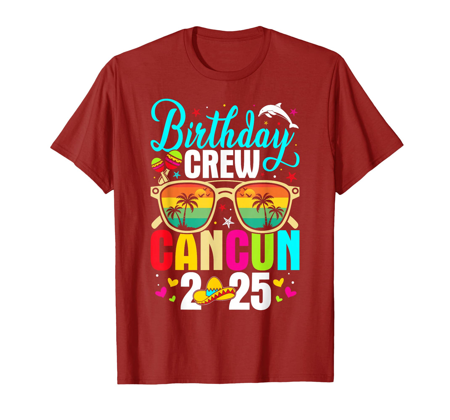 Mexico Cancun Birthday Boy Trip Vacation 2025 Matching Group T-Shirt