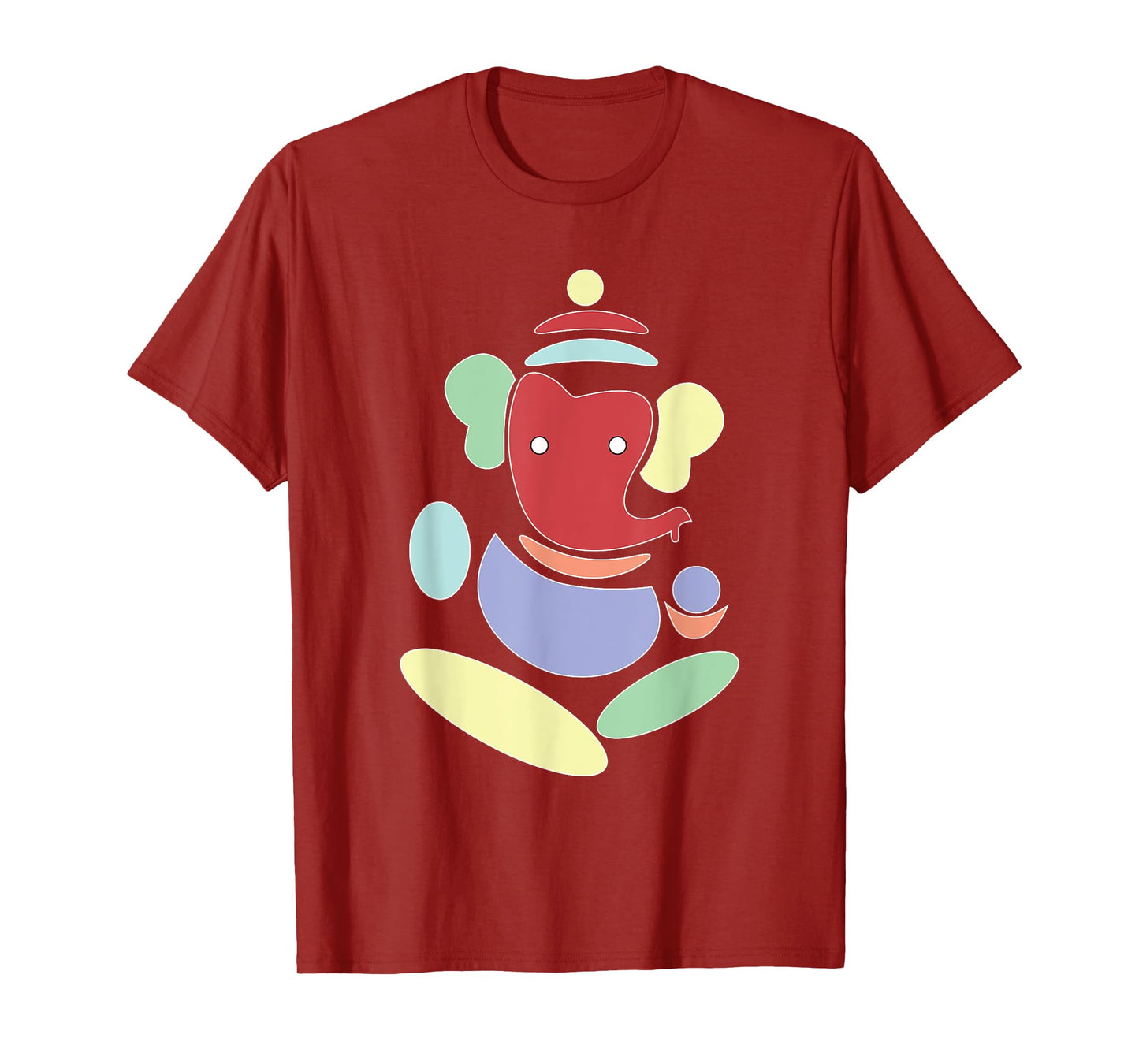 Abstract Art Hindu Elephant God Ganesha Ganpati T-shirt
