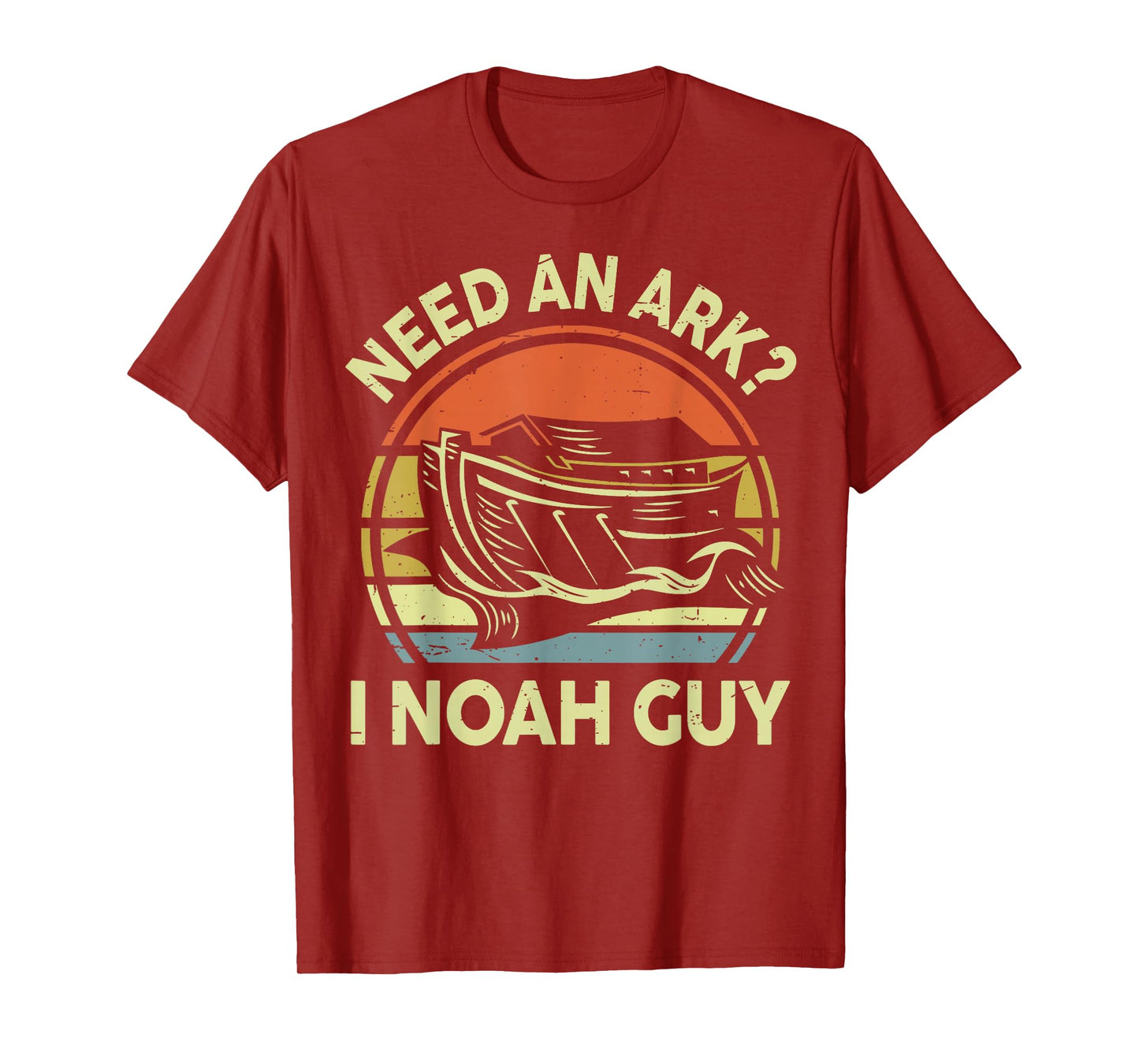 Need an Ark I Noah Guy Funny Christian Boy Humor Bible Verse T-Shirt