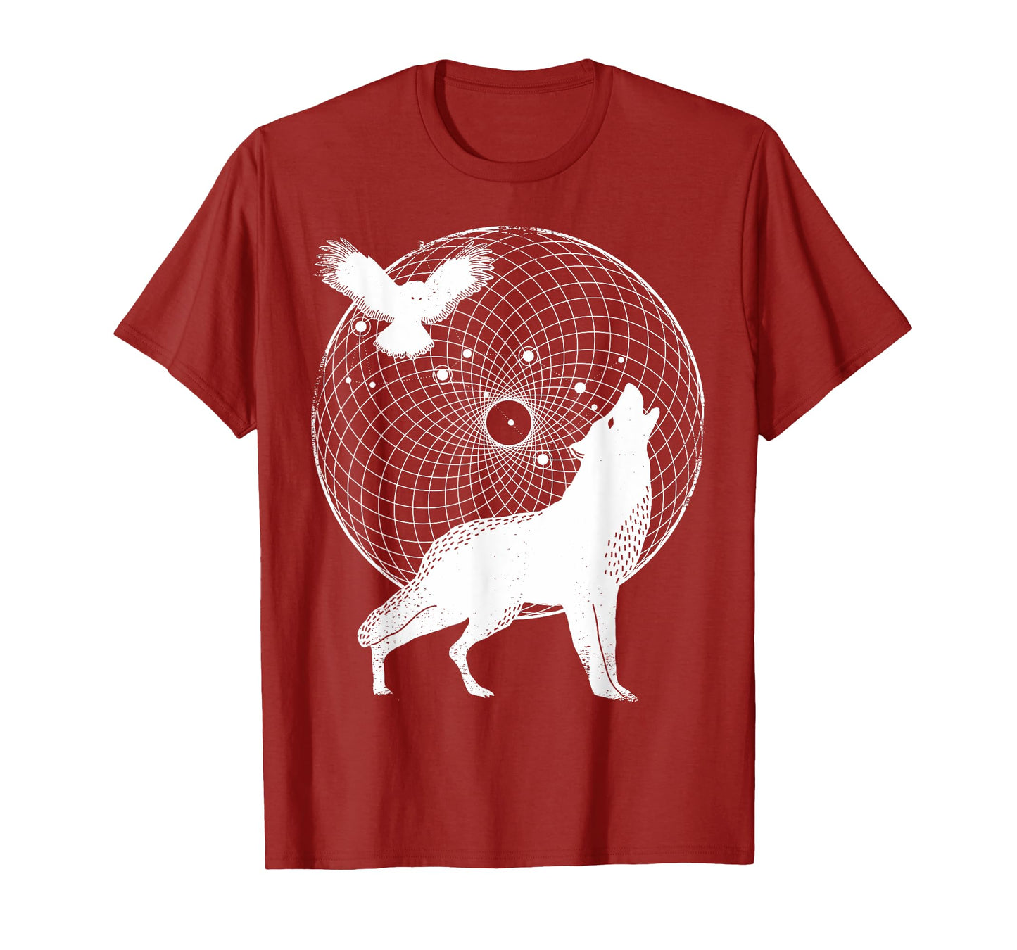 The Dharma Store - Torus Wolf - Sacred Geometry T-Shirt
