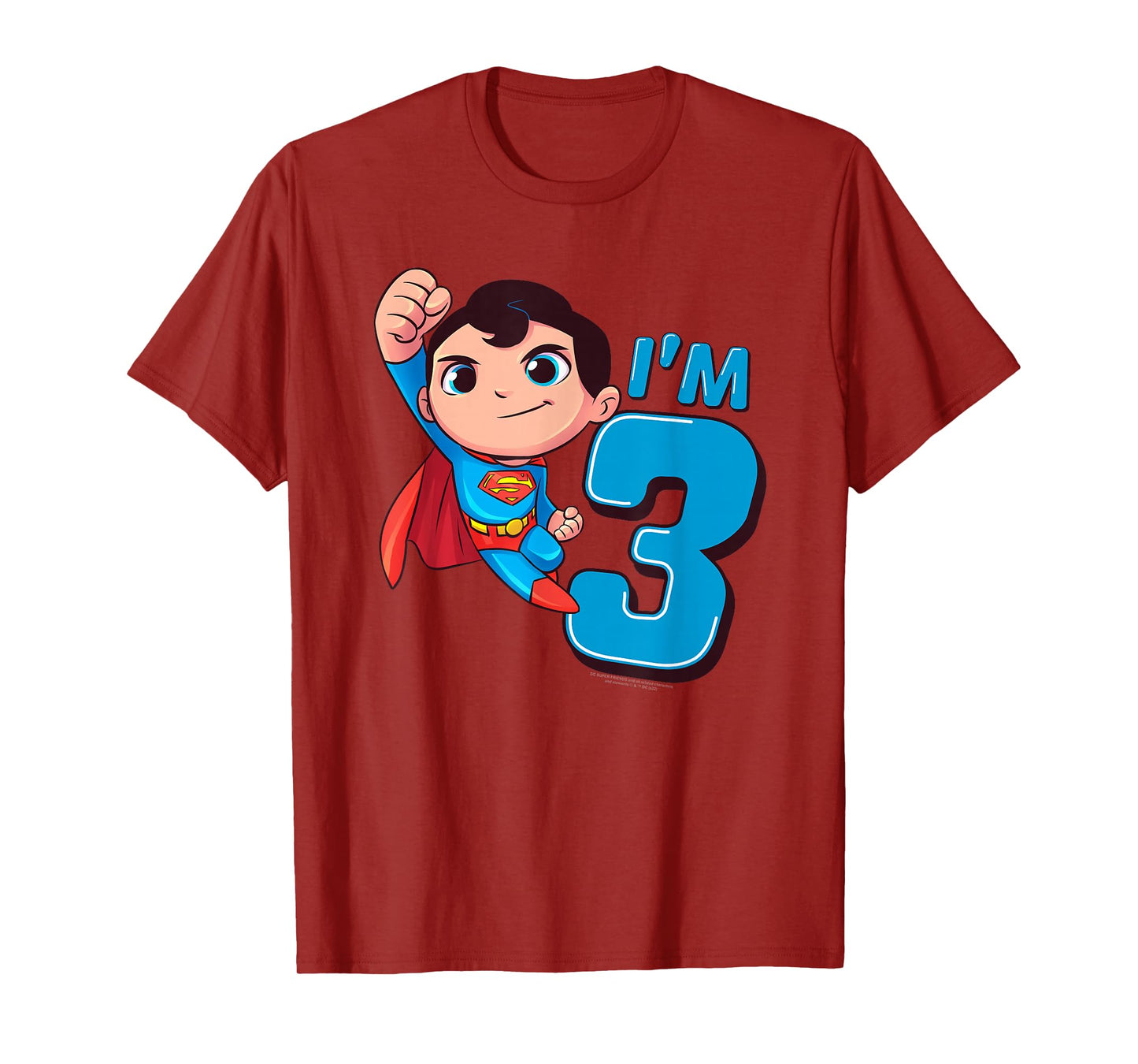 Superman 3rd Birthday Cute I'm 3 T-Shirt